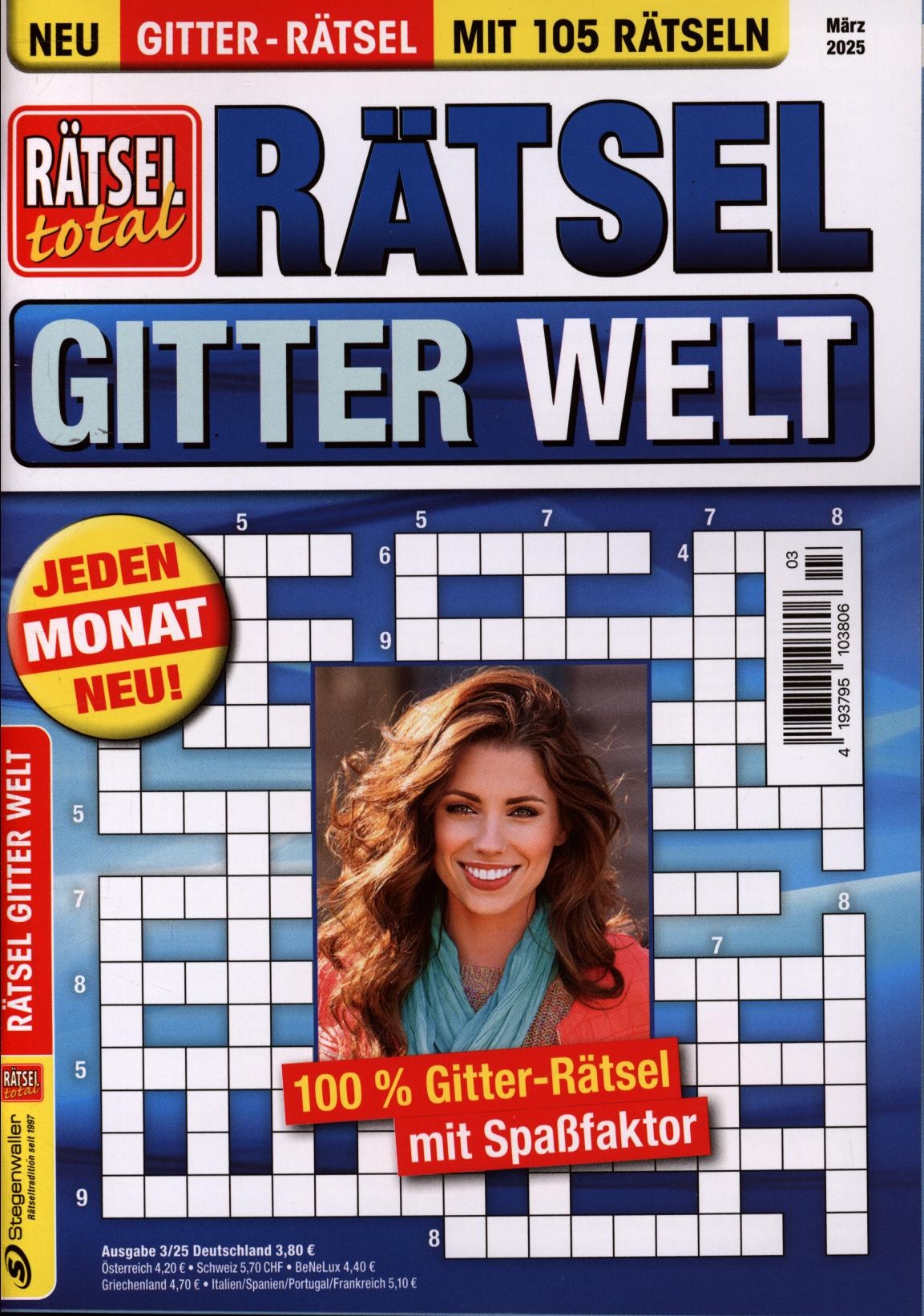 Rätsel total - Gitter Welt 3/2025