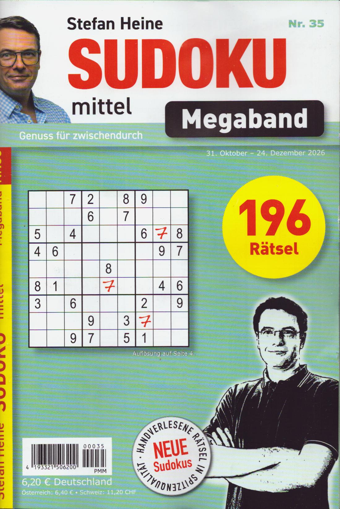 Sudoku mittel MEGABAND 35/2026