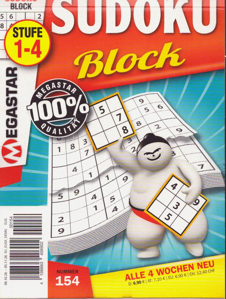 Megastar Sudoku Block 154/2026