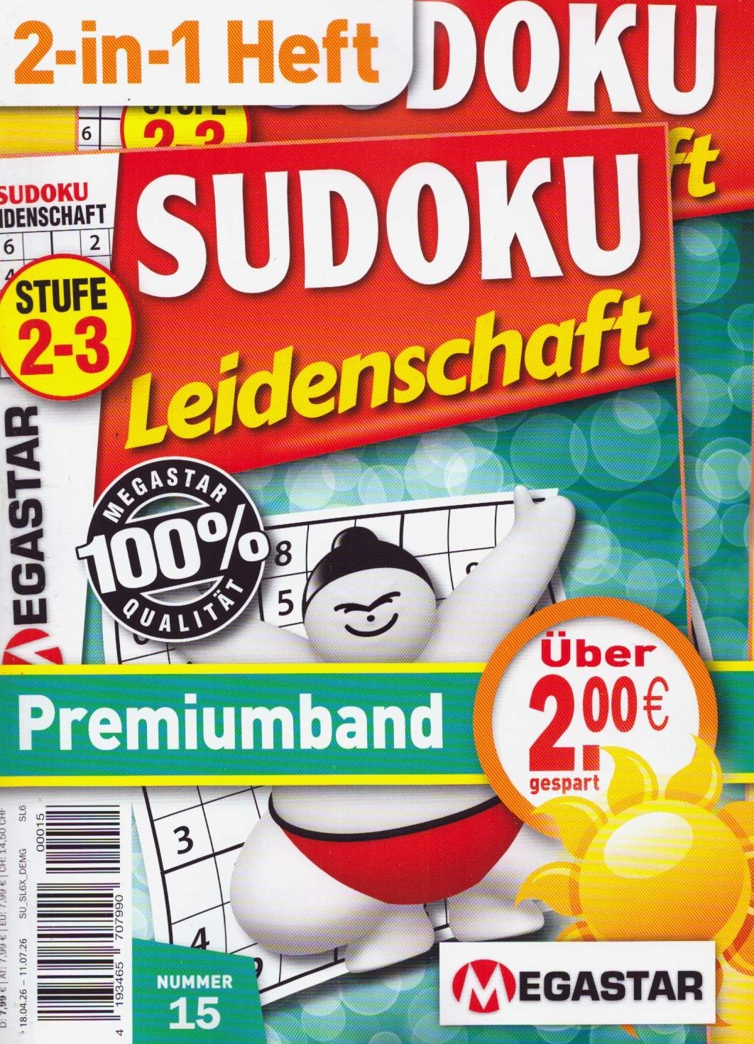 Sudoku Leidenschaft Premiumb. 15/2026