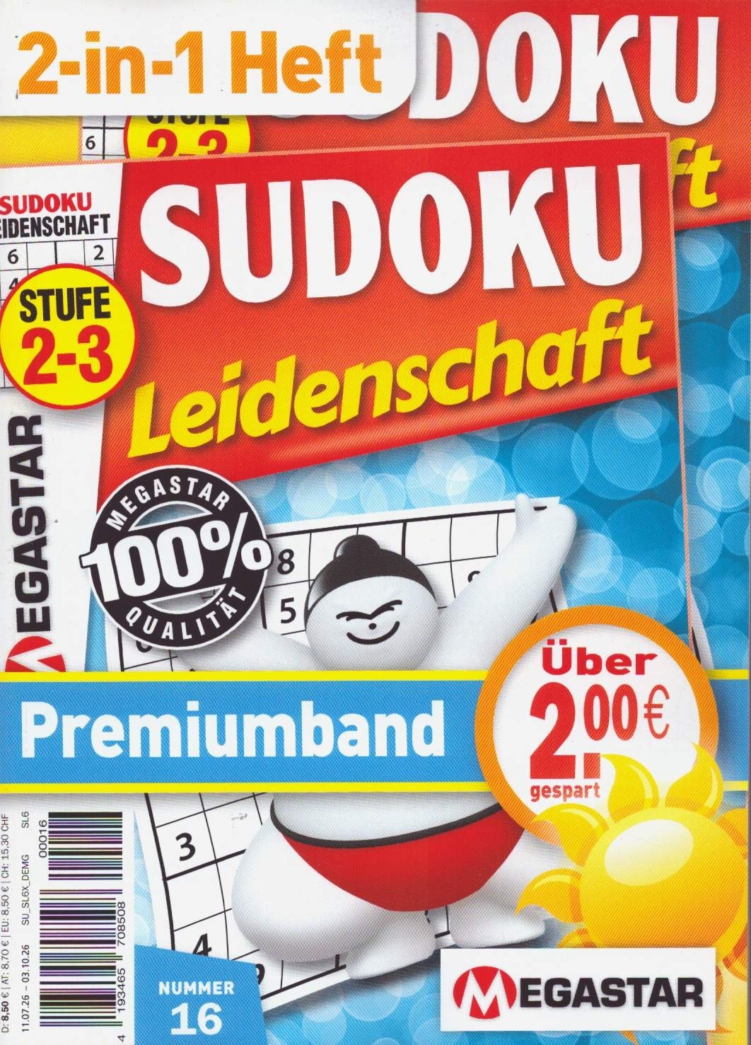 Sudoku Leidenschaft Premiumb. 16/2026