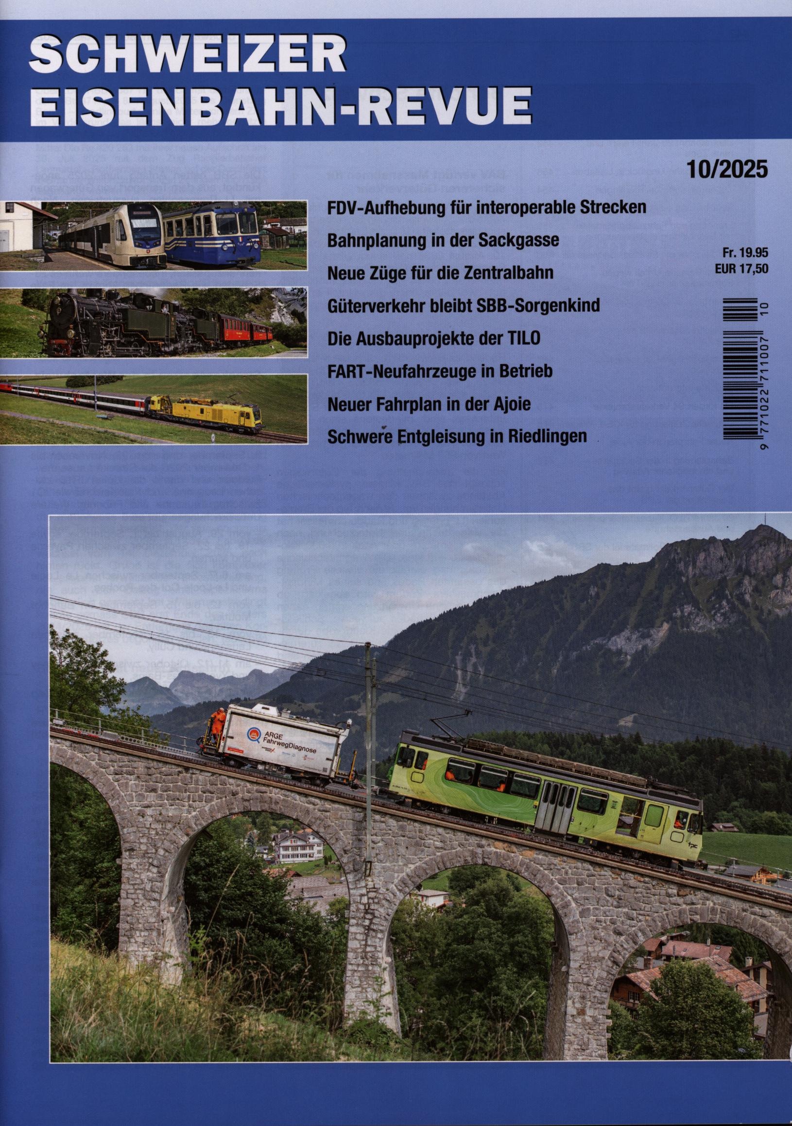 Schweizer Eisenbahn-Revue 10/2025 Schweizer Eisenbahn-Revue 10/2025