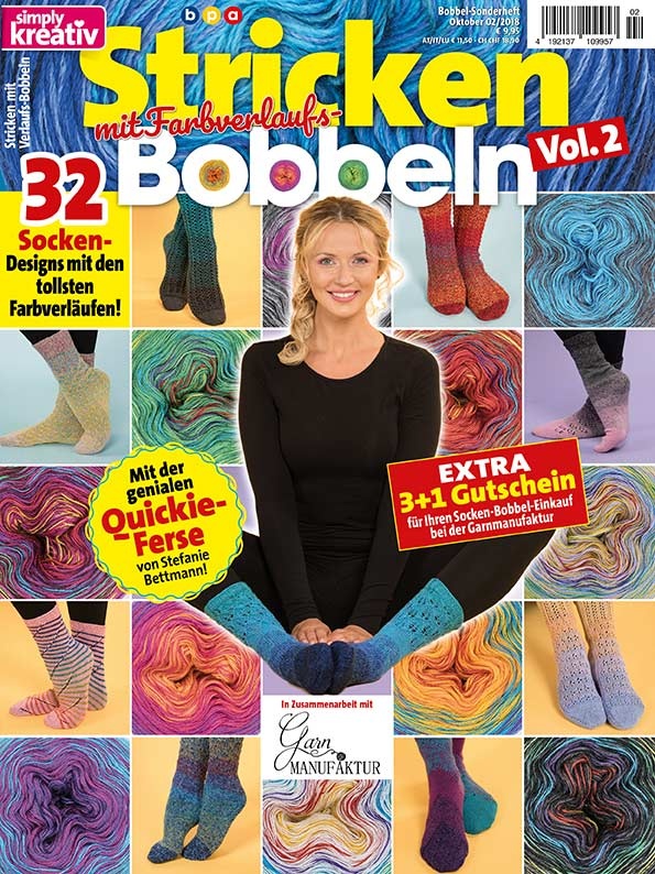 Stricken mit Verlaufs-Bobbeln