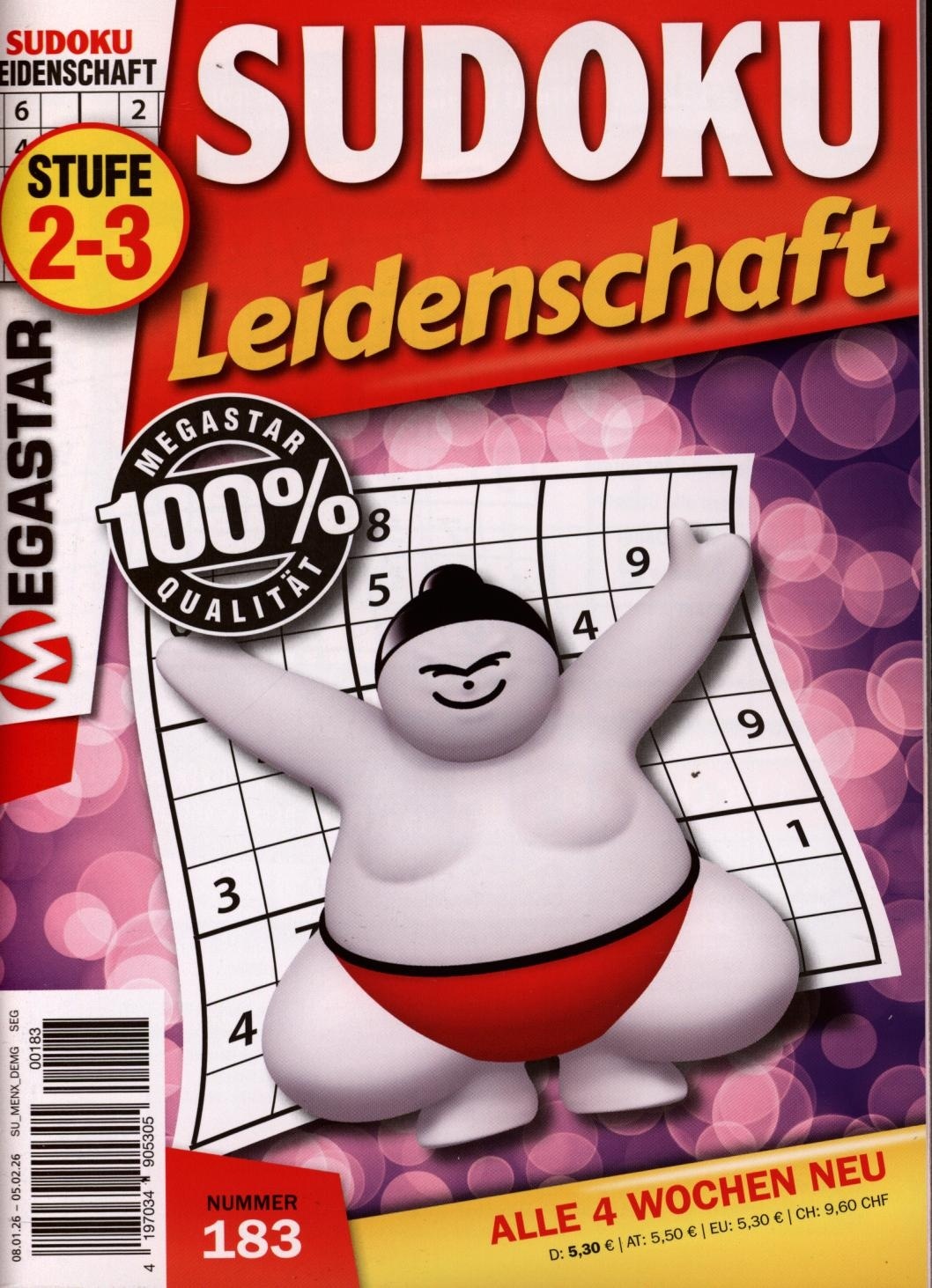 Sudoku Leidenschaft 183/2026