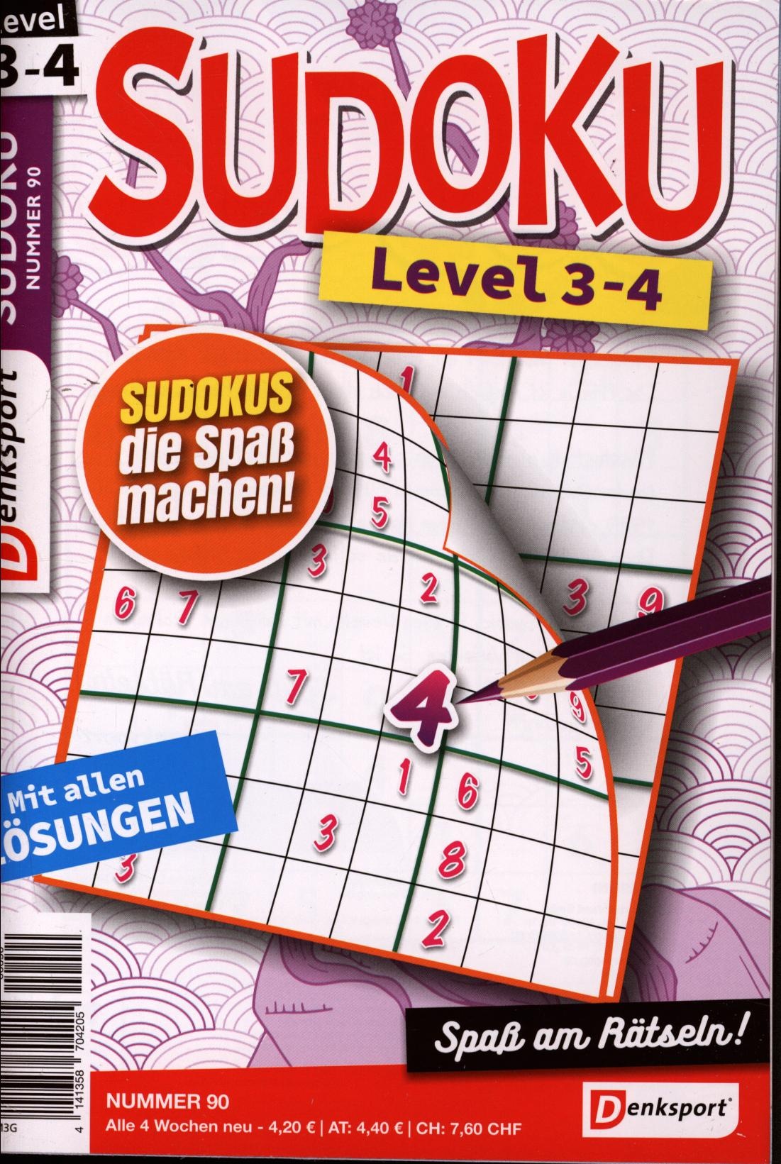 Denksport Sudoku Level 3-4 90/2025