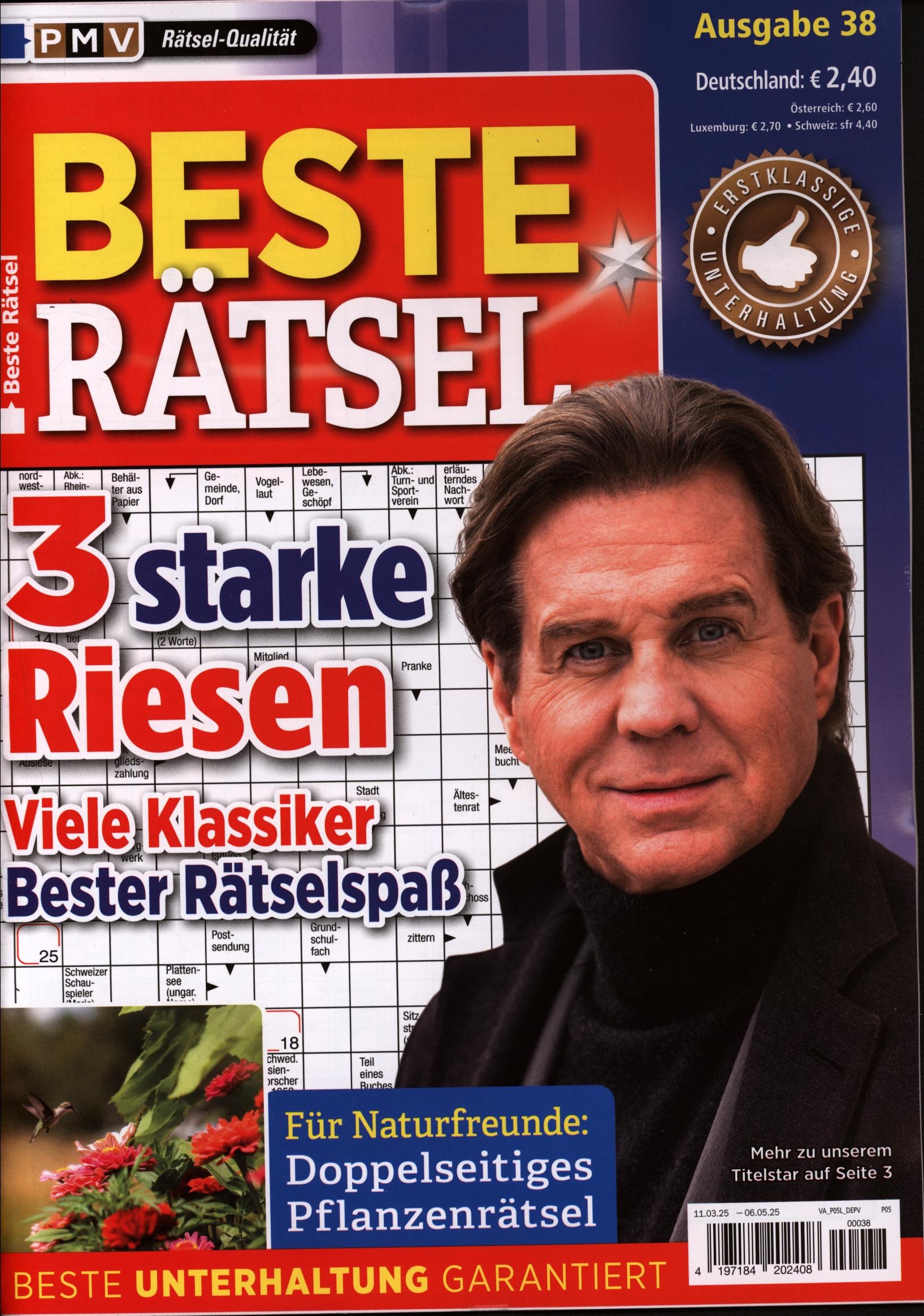 Beste Rätsel 38/2025