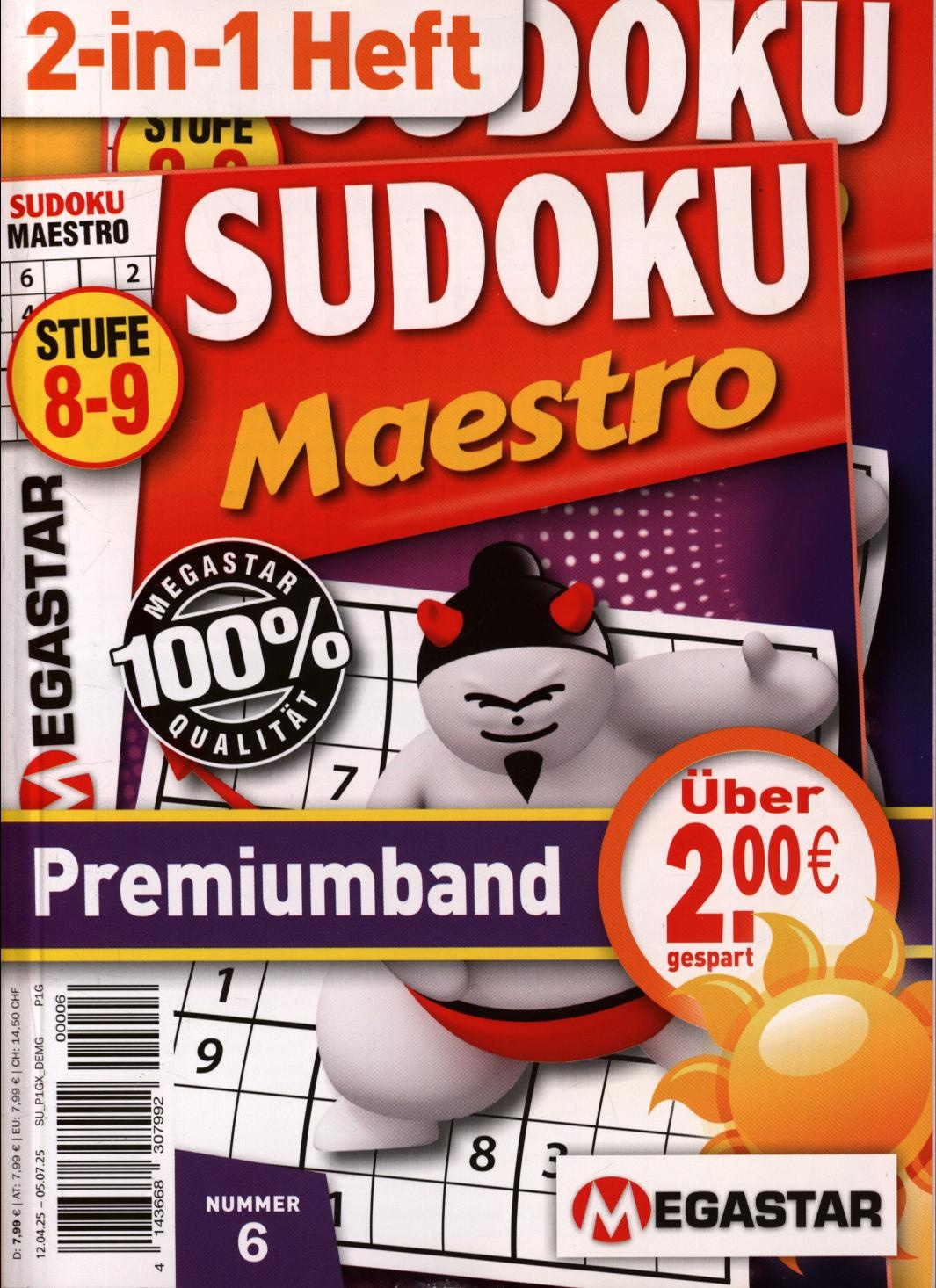 Sudoku Maestro Premiumband 6/2025