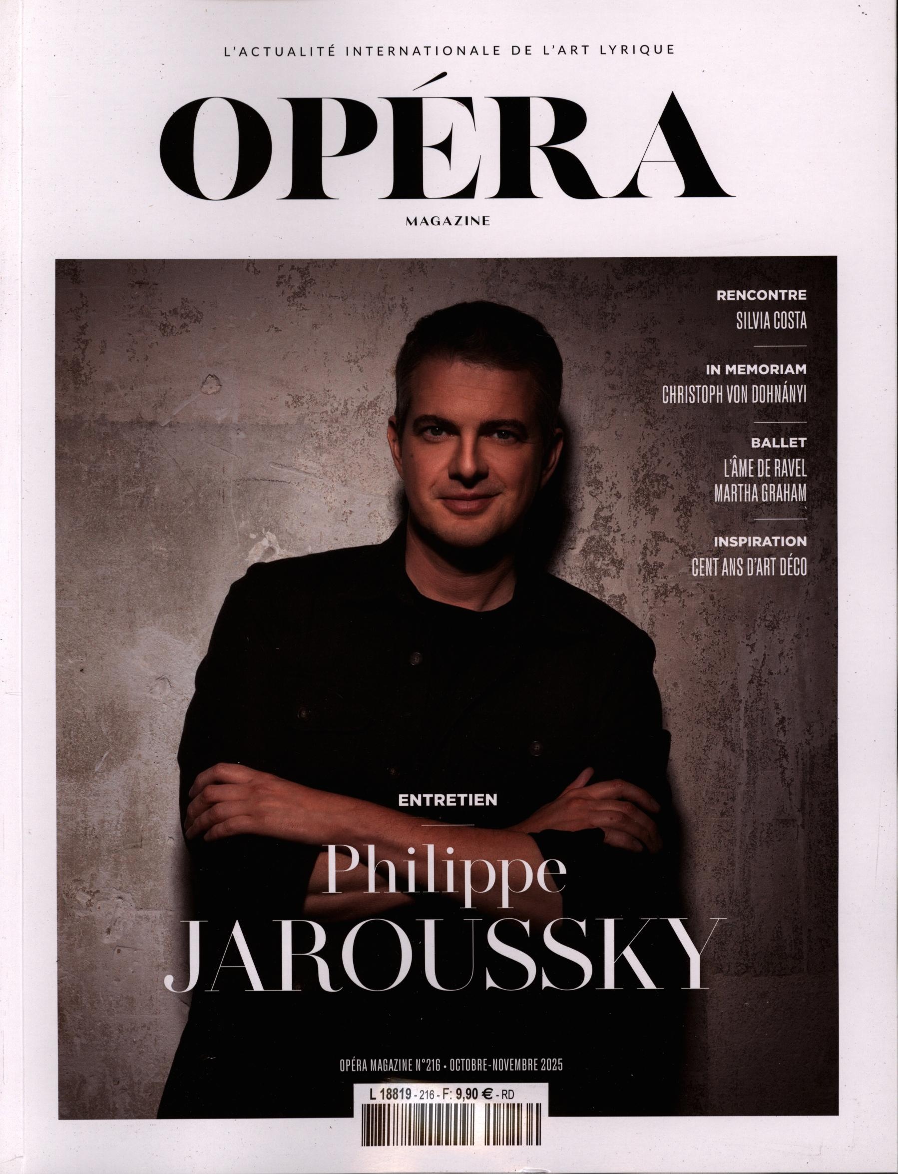 OPÉRA magazine 216/2025 OPÉRA magazine 216/2025