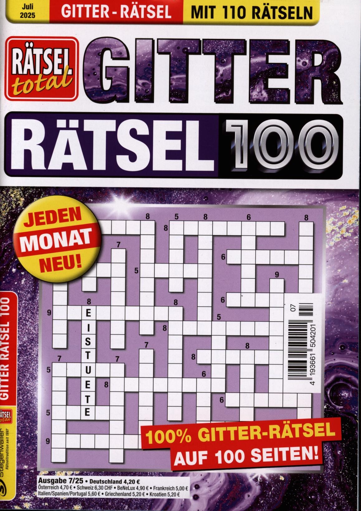 Rätsel total - Gitter 100 7/2025