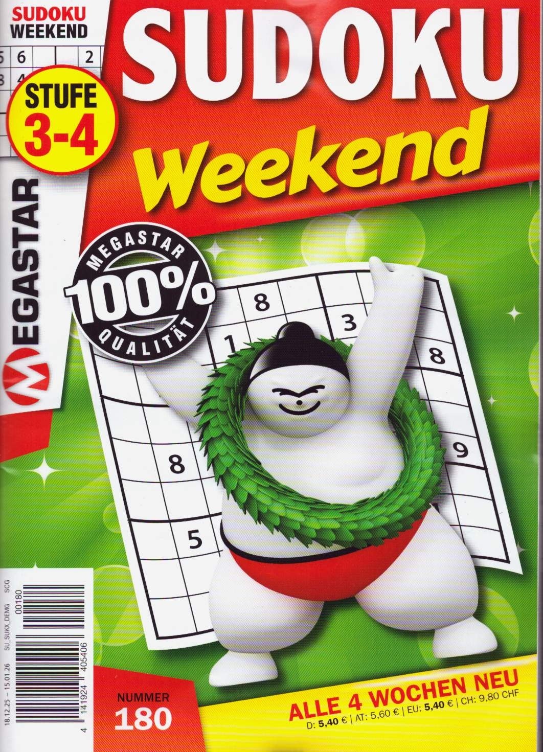 Sudoku Weekend 180/2025