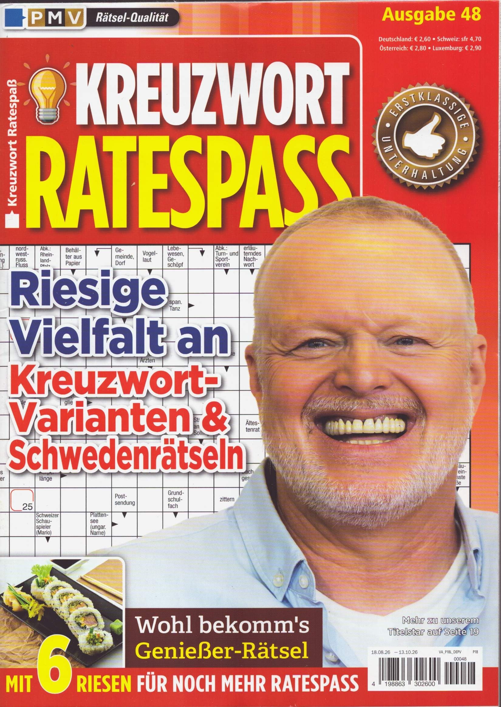 Kreuzwort Ratespaß 48/2026