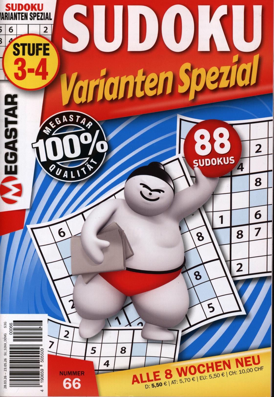 Sudoku Varianten Spezial 66/2026