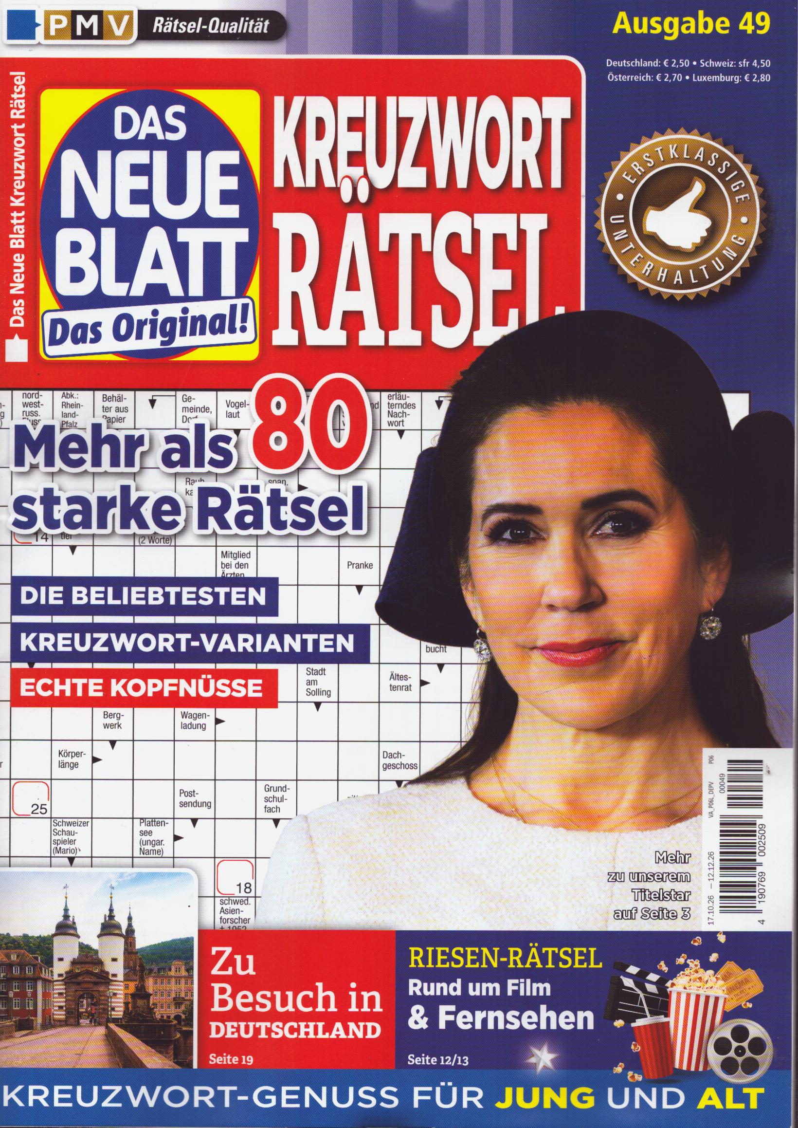 Das neue Blatt Rätsel 49/2026