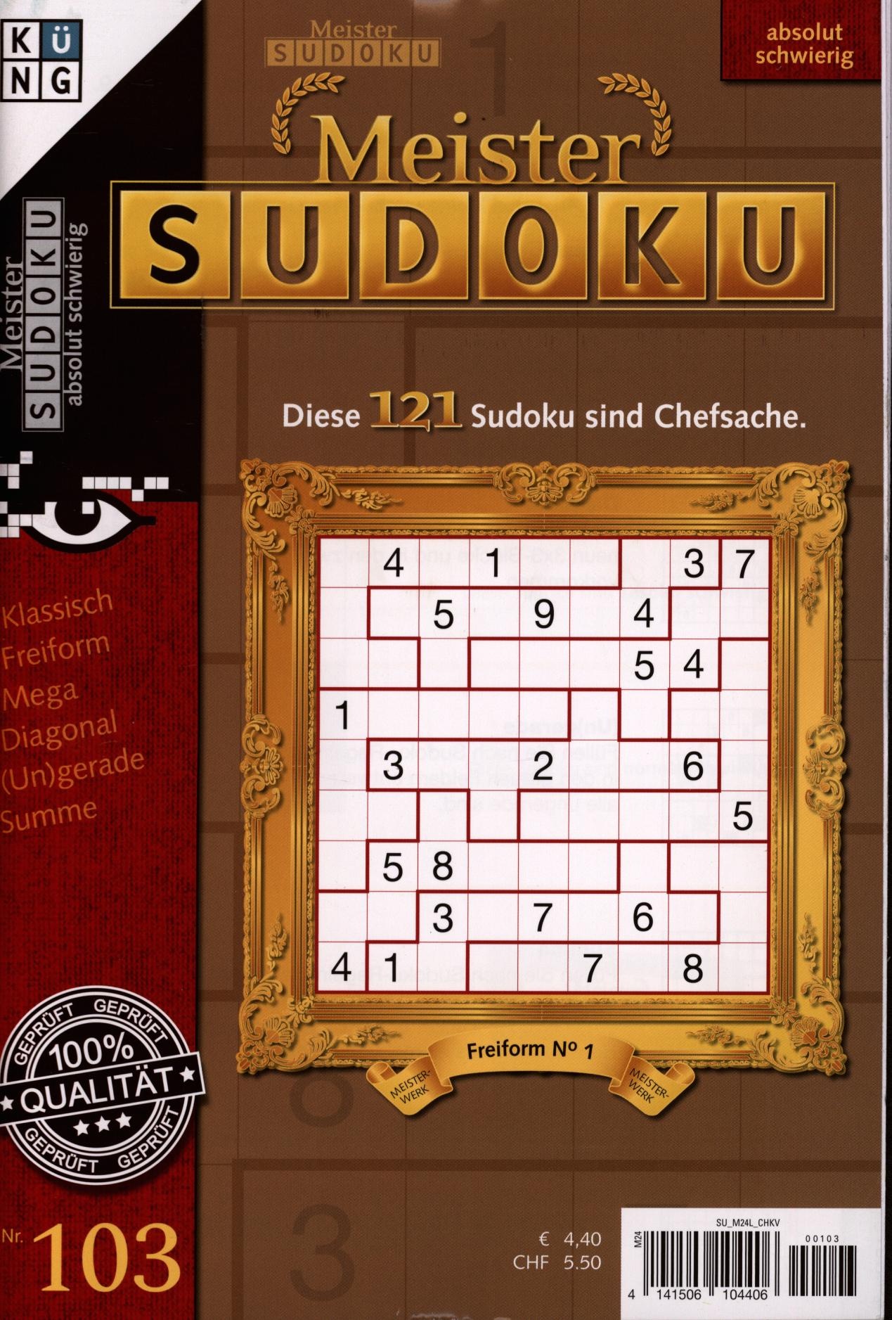 Meister Sudoku 103/2025