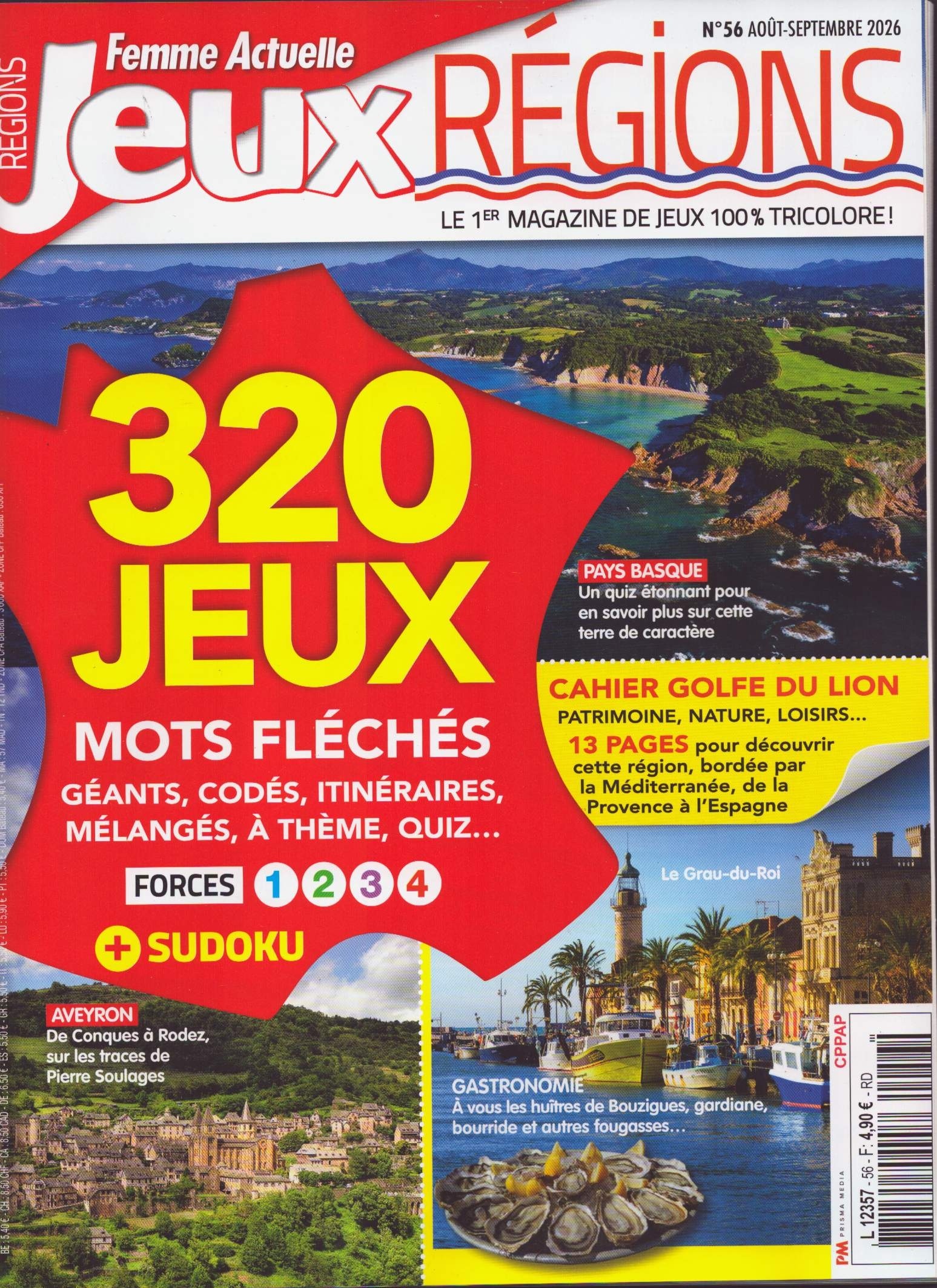 Femme Actuelle Jeux Régions 56/2026