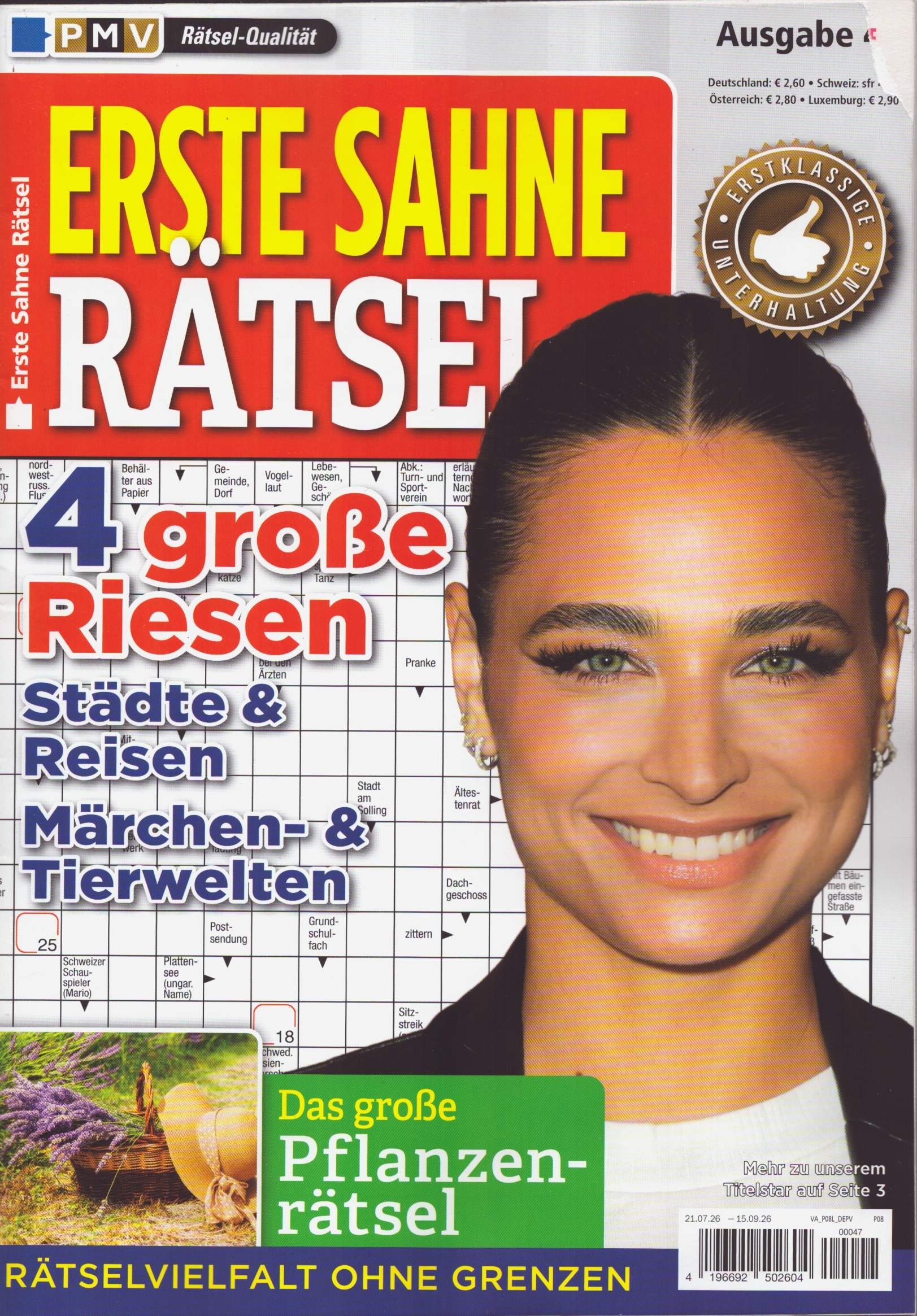 Erste Sahne Rätsel 47/2026