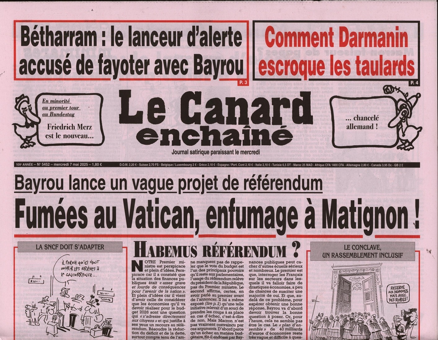 Le Canard enchaîné 5452/2025