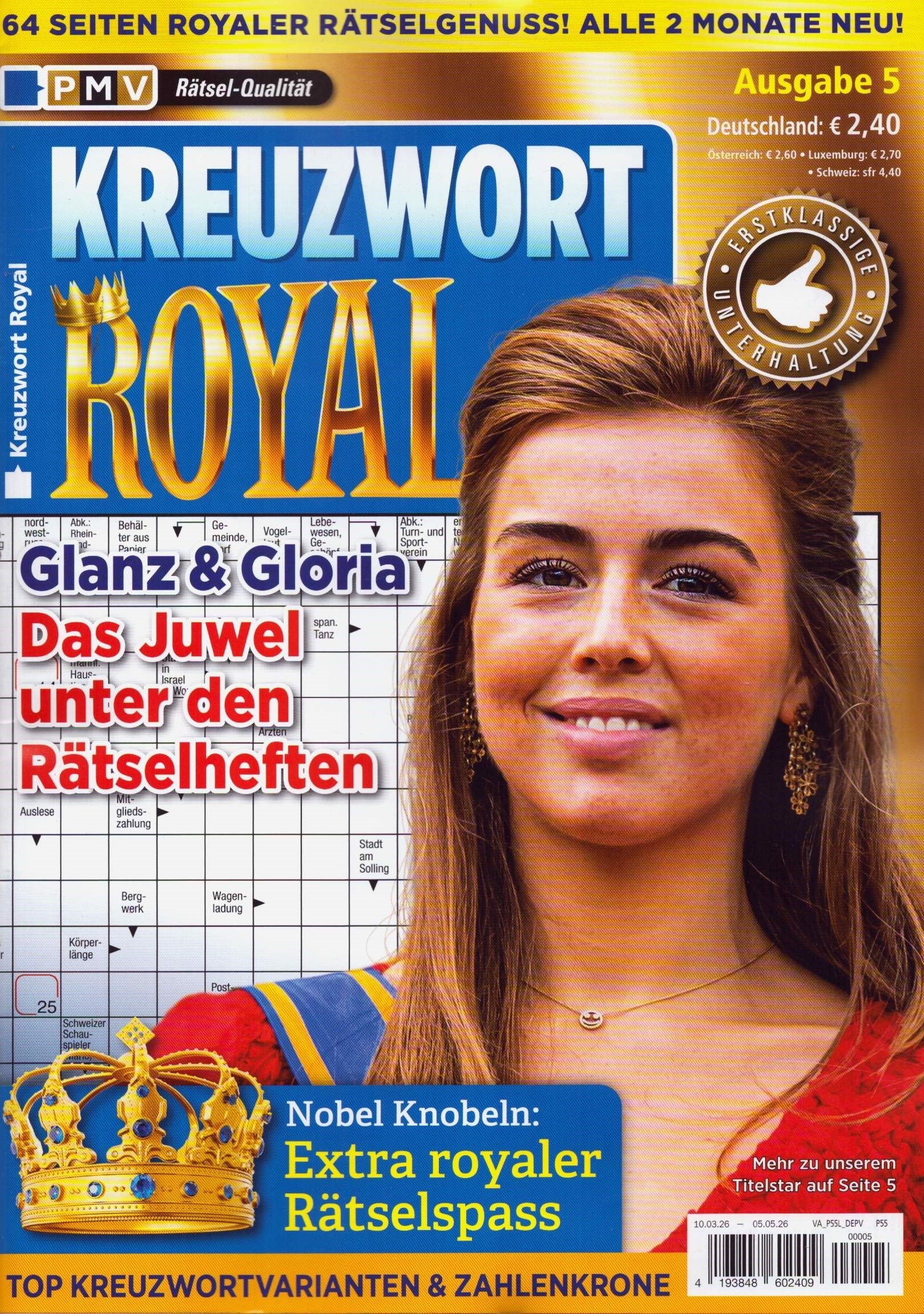 Kreuzwort Royal 5/2026