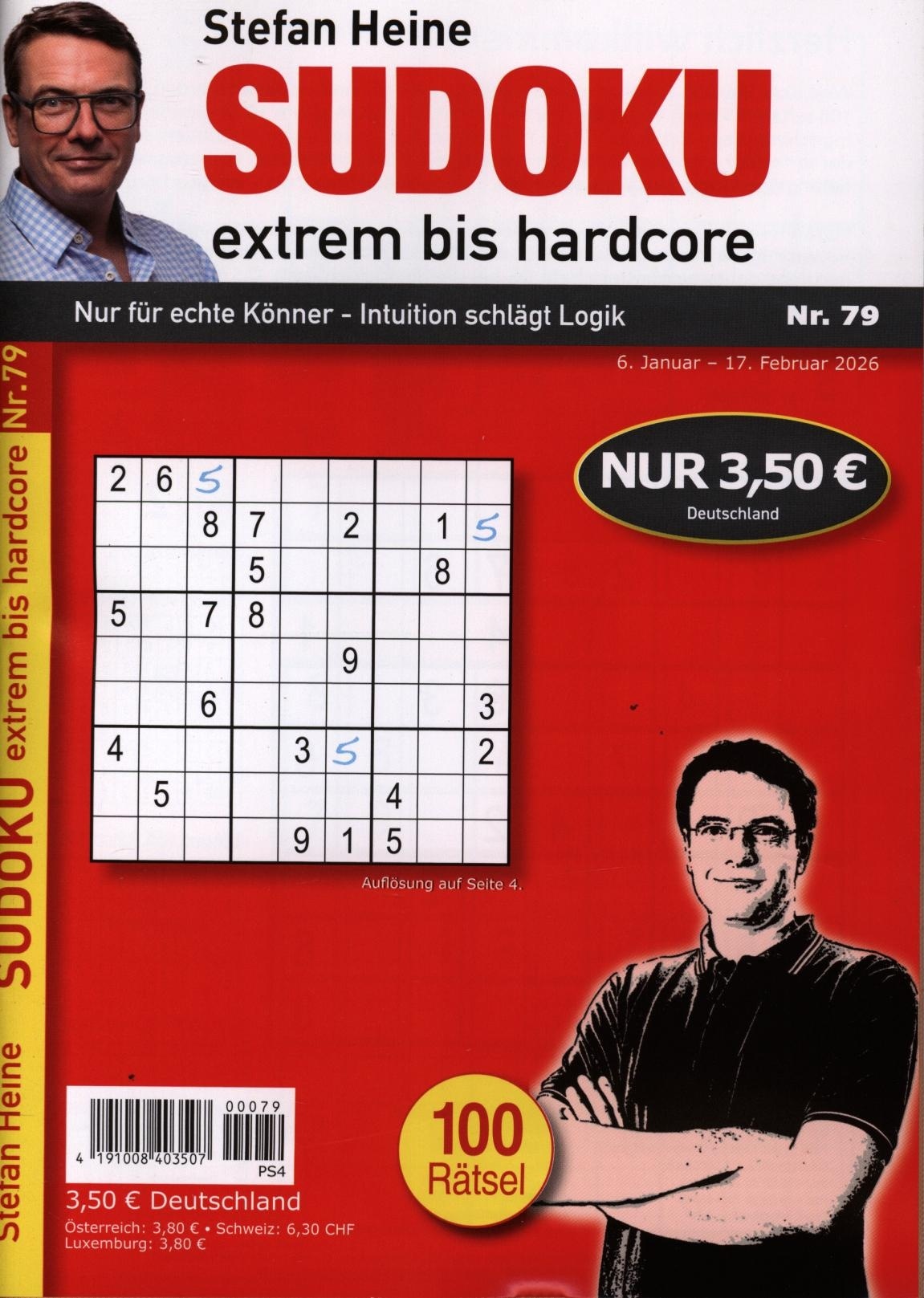 Sudoku extrem bis hardcore 79/2026