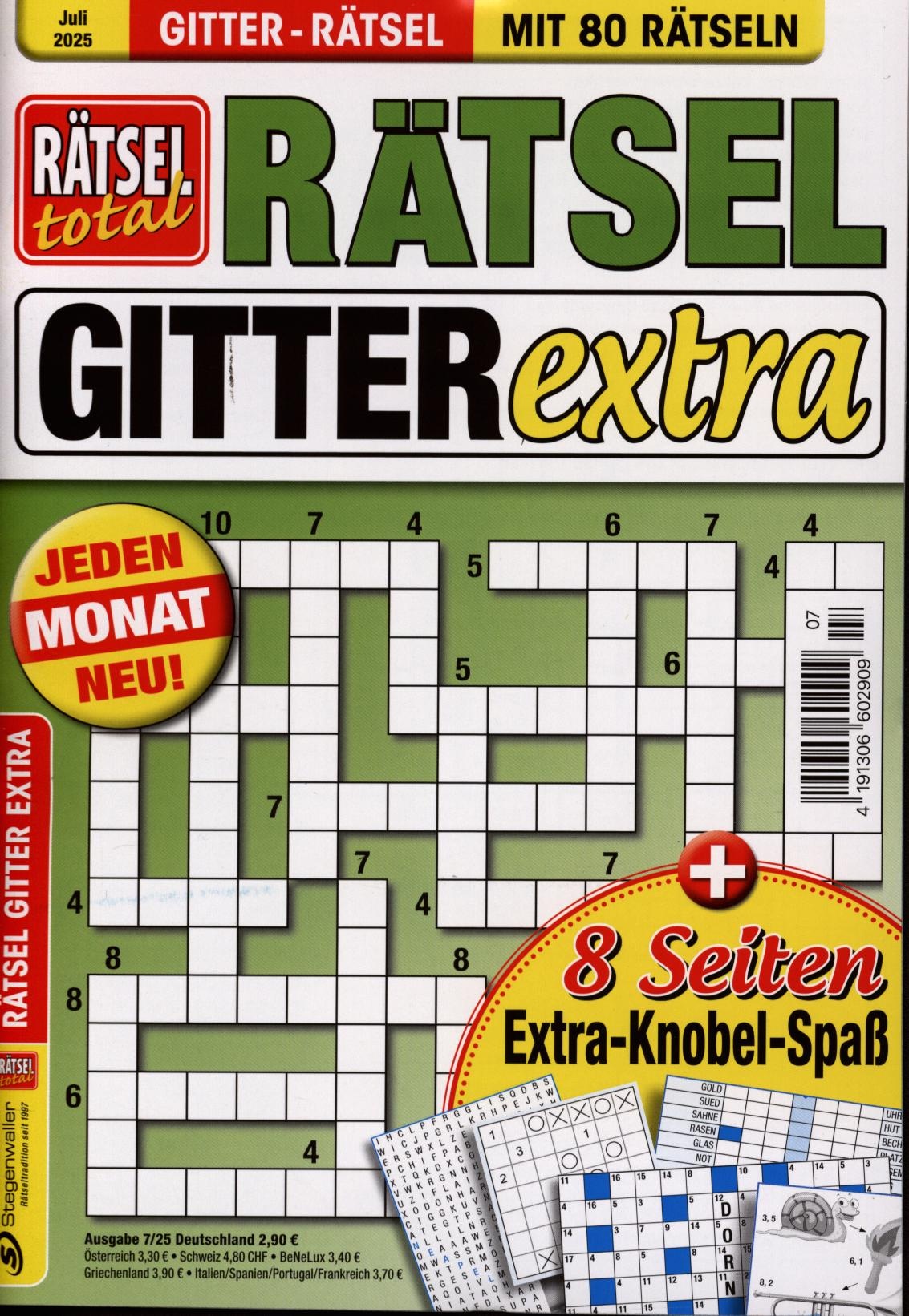 Rätsel total Gitterrätsel Extra 7/2025