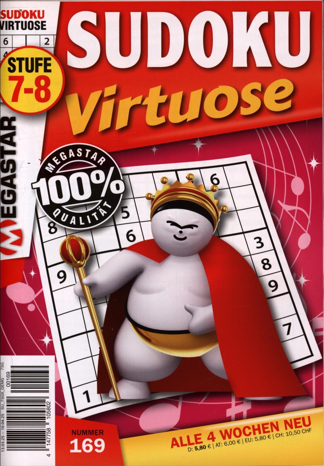 Sudoku Virtuose 169/2025