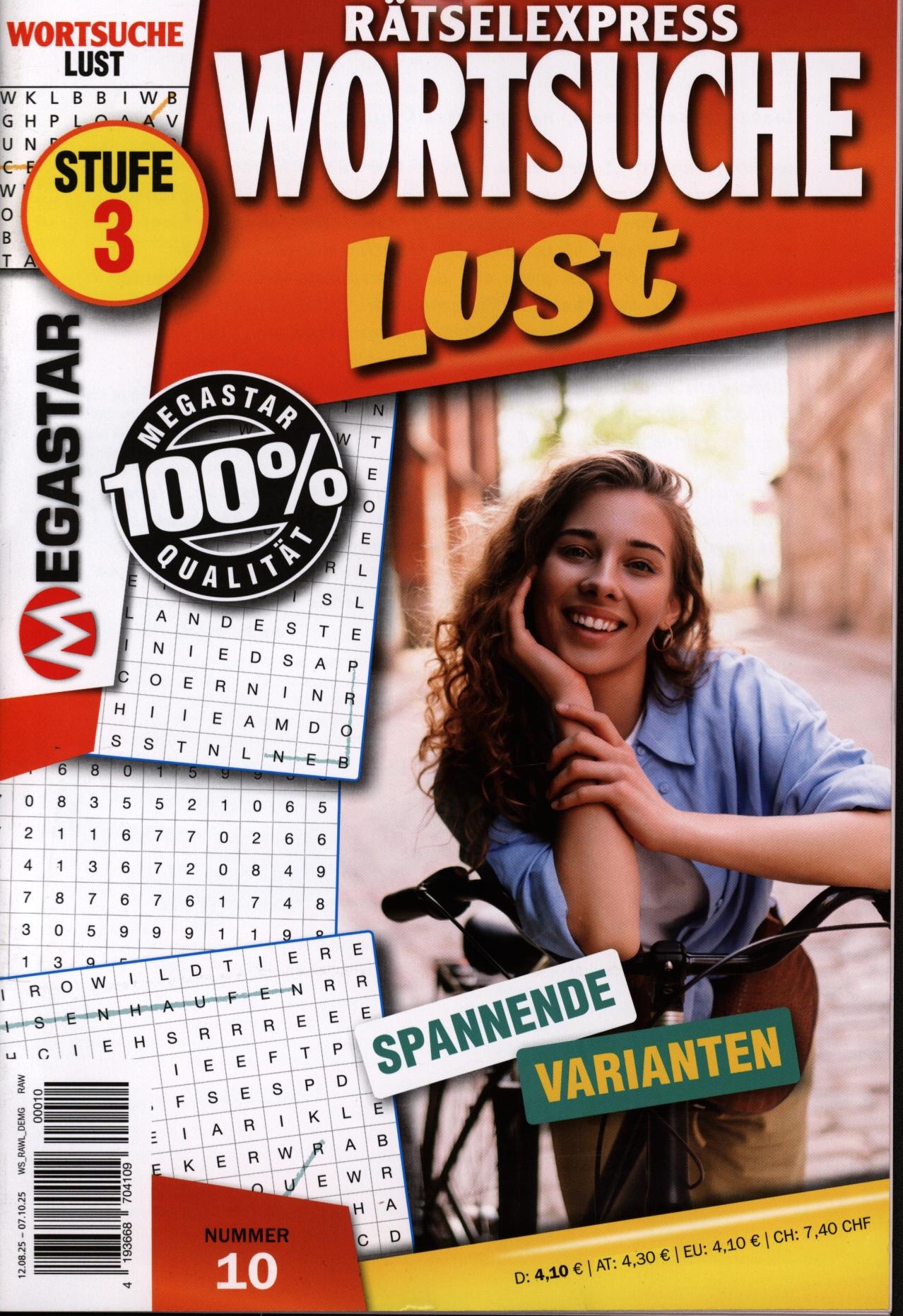 Rätselexpress Wortsuche Lust 10/2025