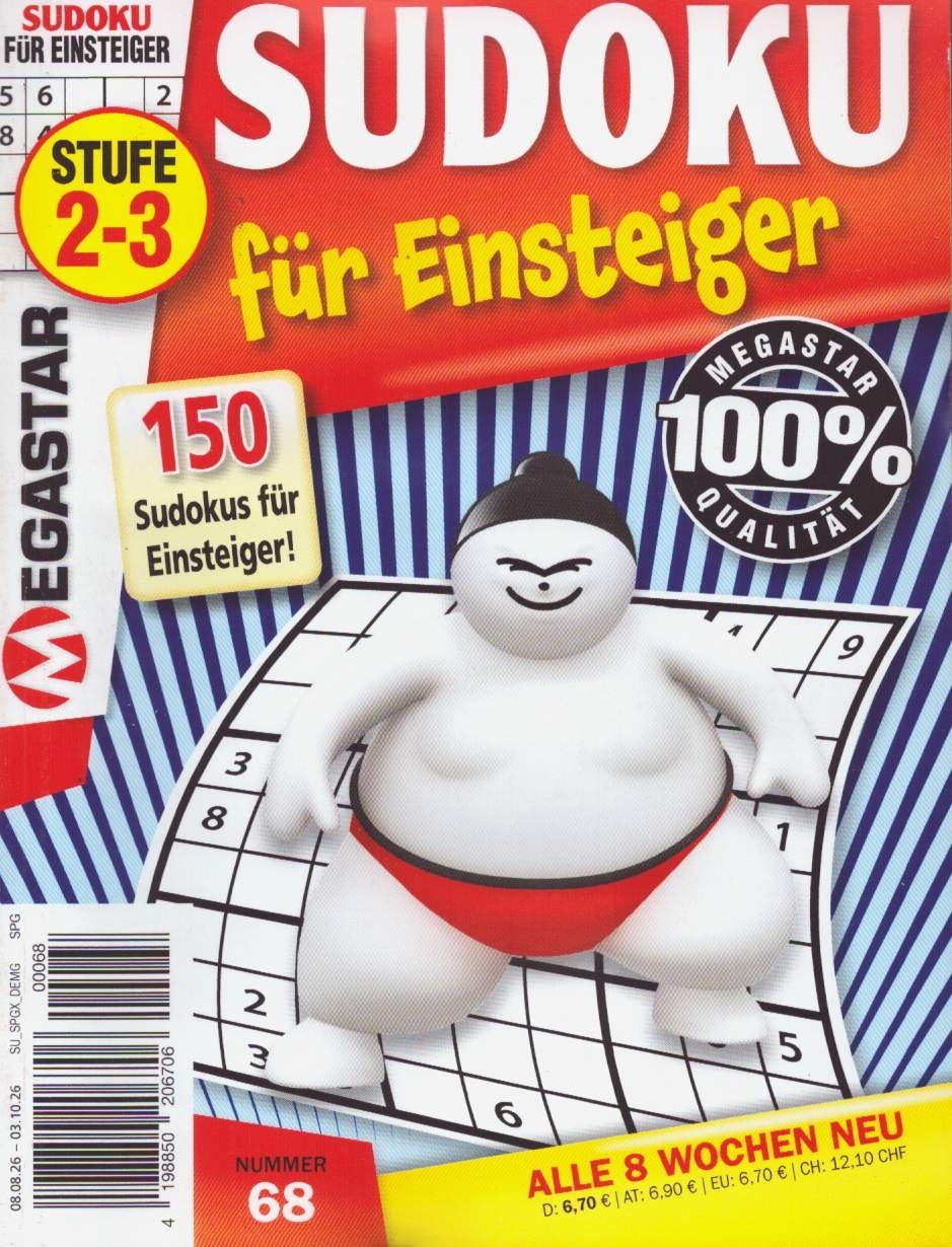150 Sudoku für Einsteiger 68/2026