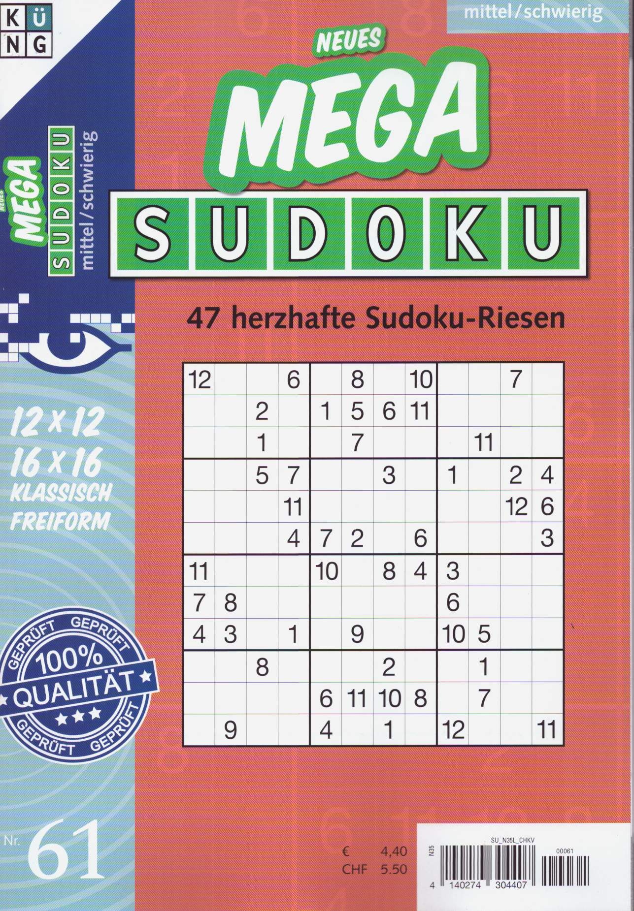 Neues Mega Sudoku 61/2025