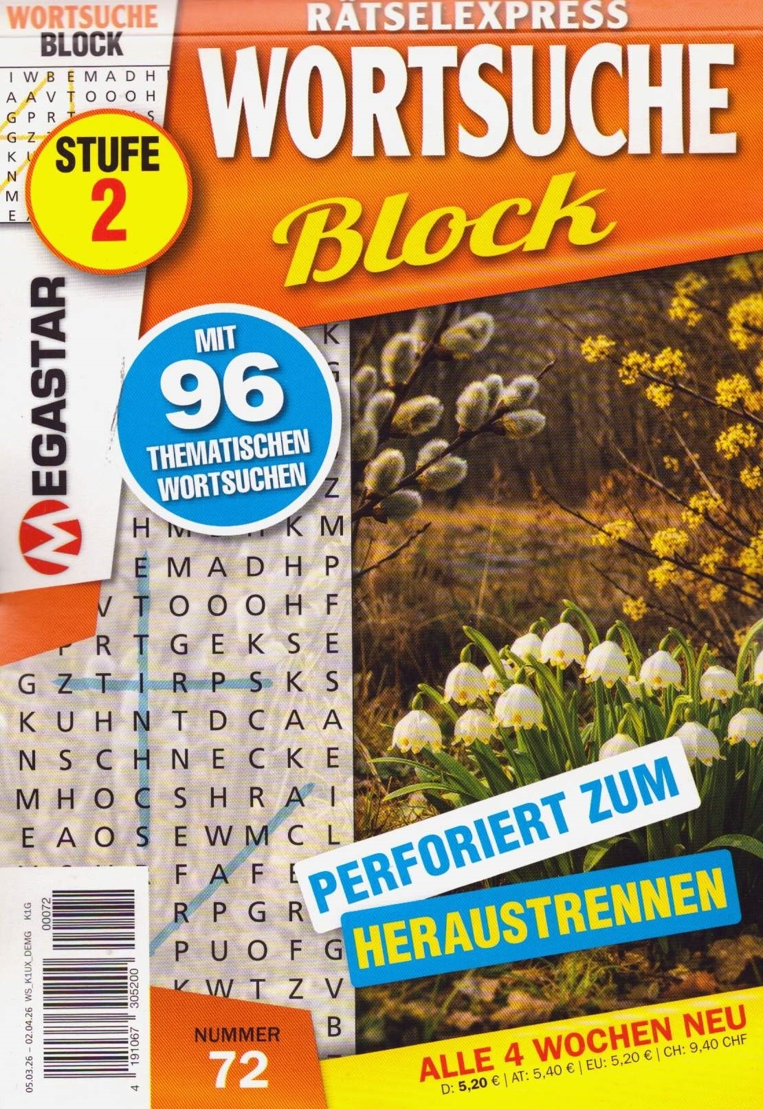 Rätselex. Wortsuche Block 72/2026