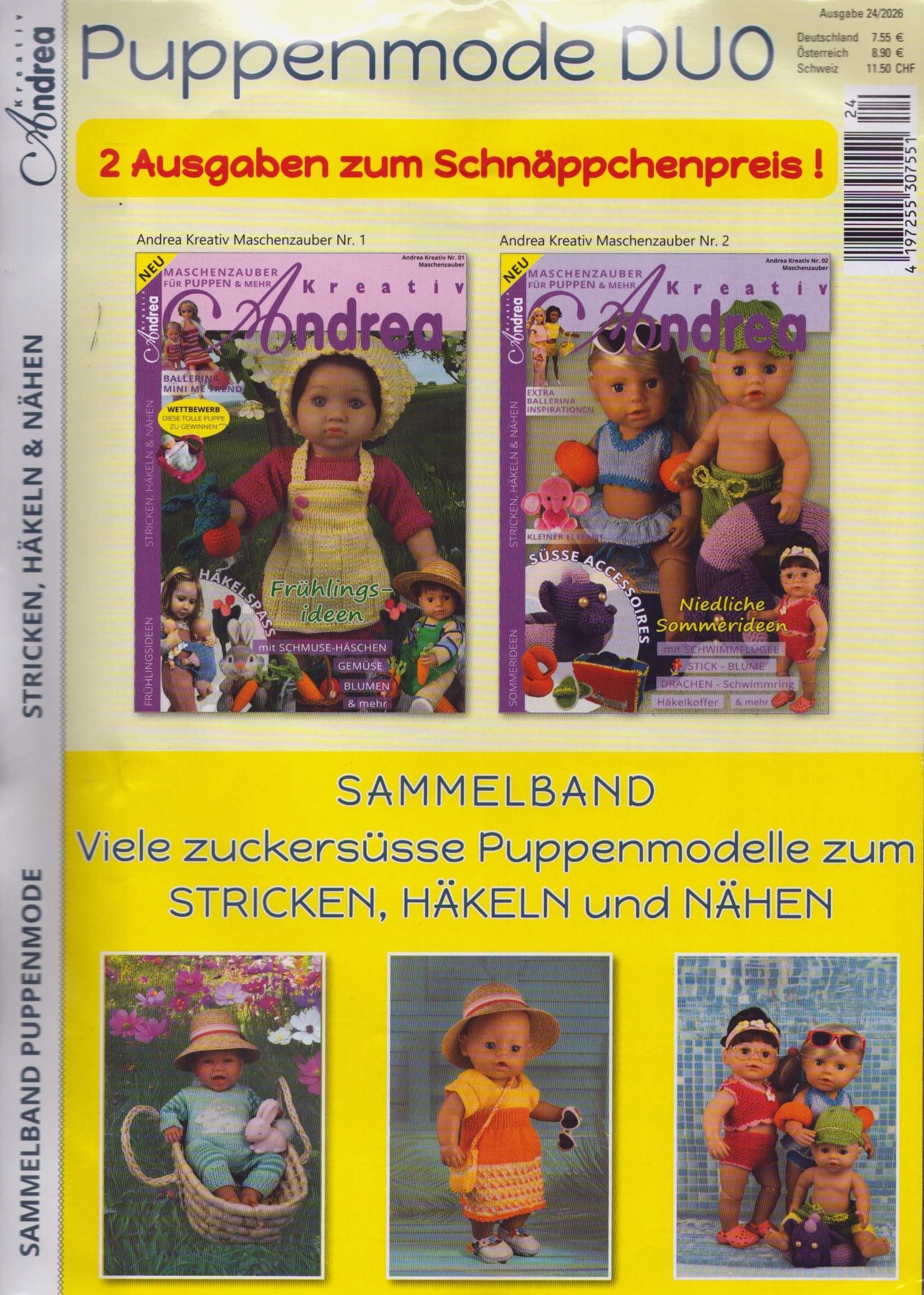 Andrea Kreativ Puppenmode DUO 24/2026