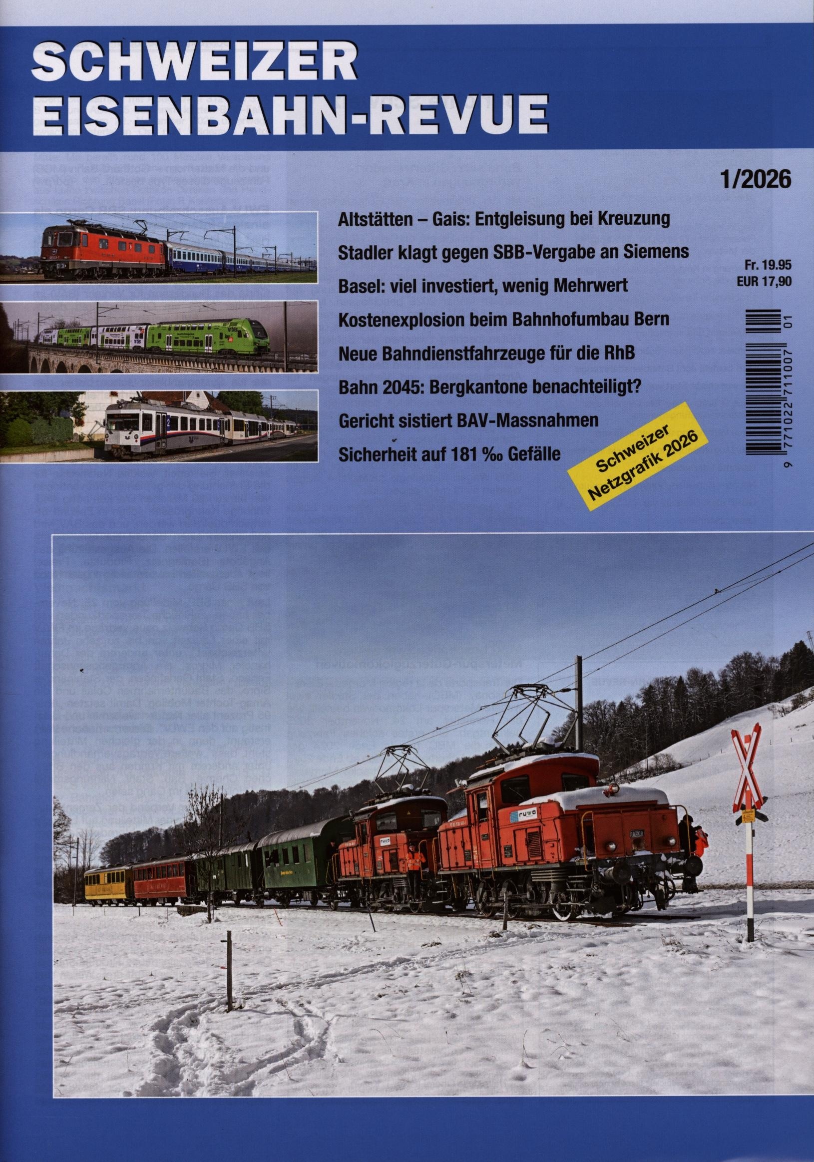 Schweizer Eisenbahn-Revue 1/2026