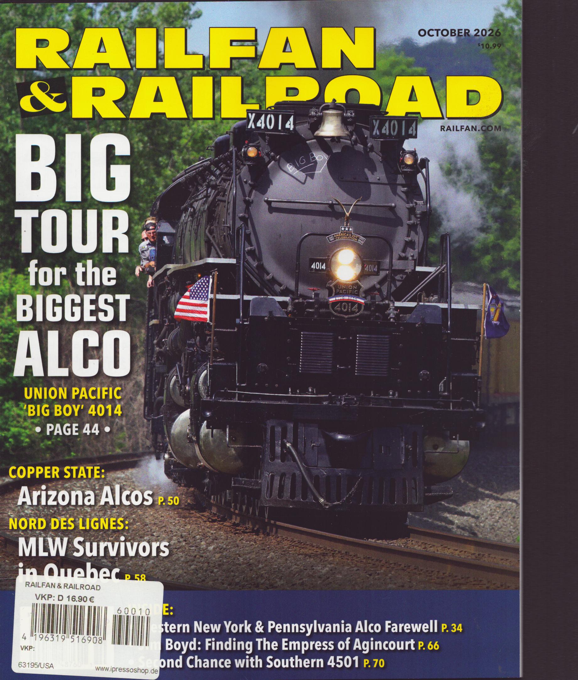 RAILFAN & RAILROAD 10/2026