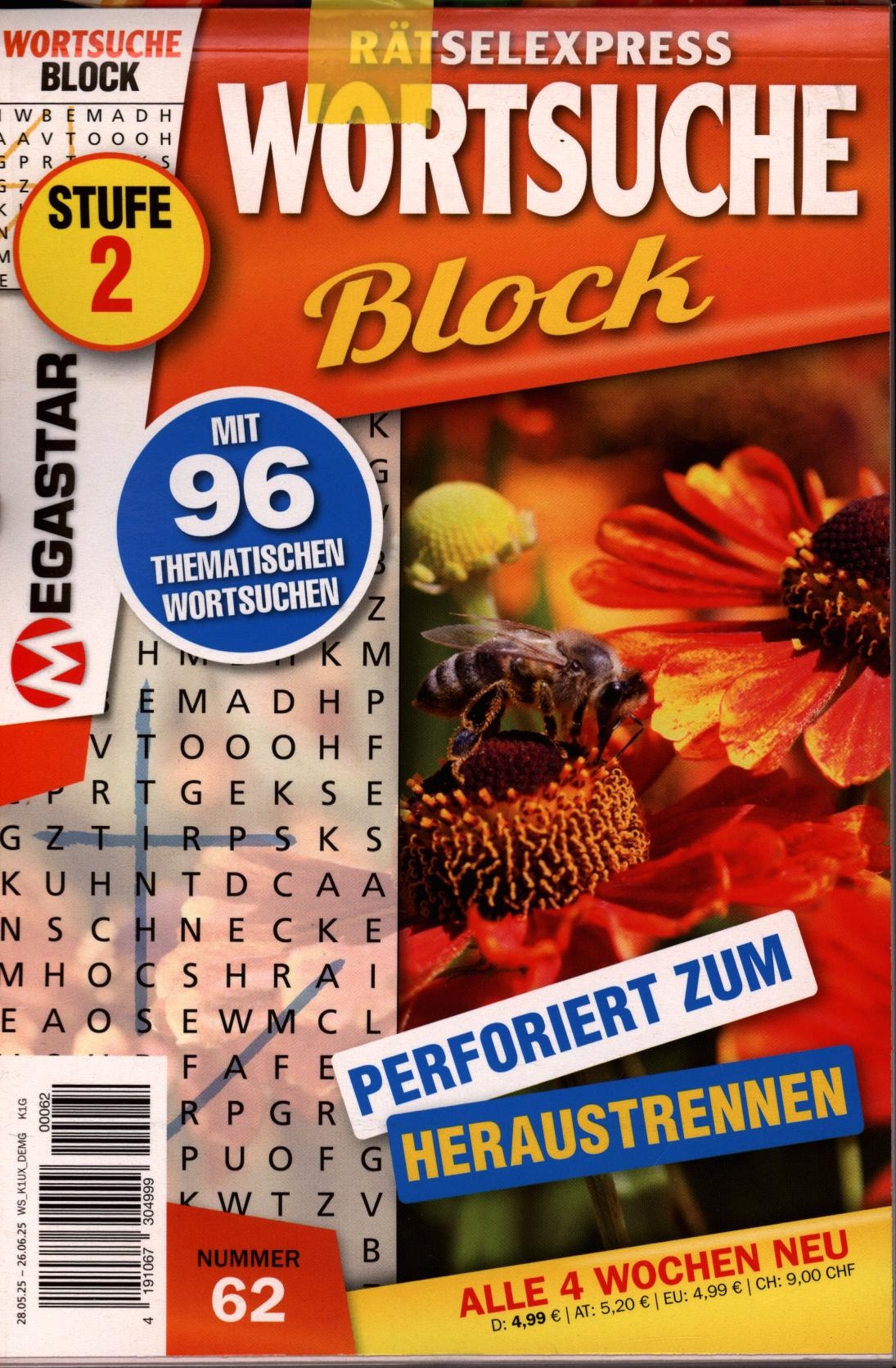 Rätselex. Wortsuche Block 62/2025