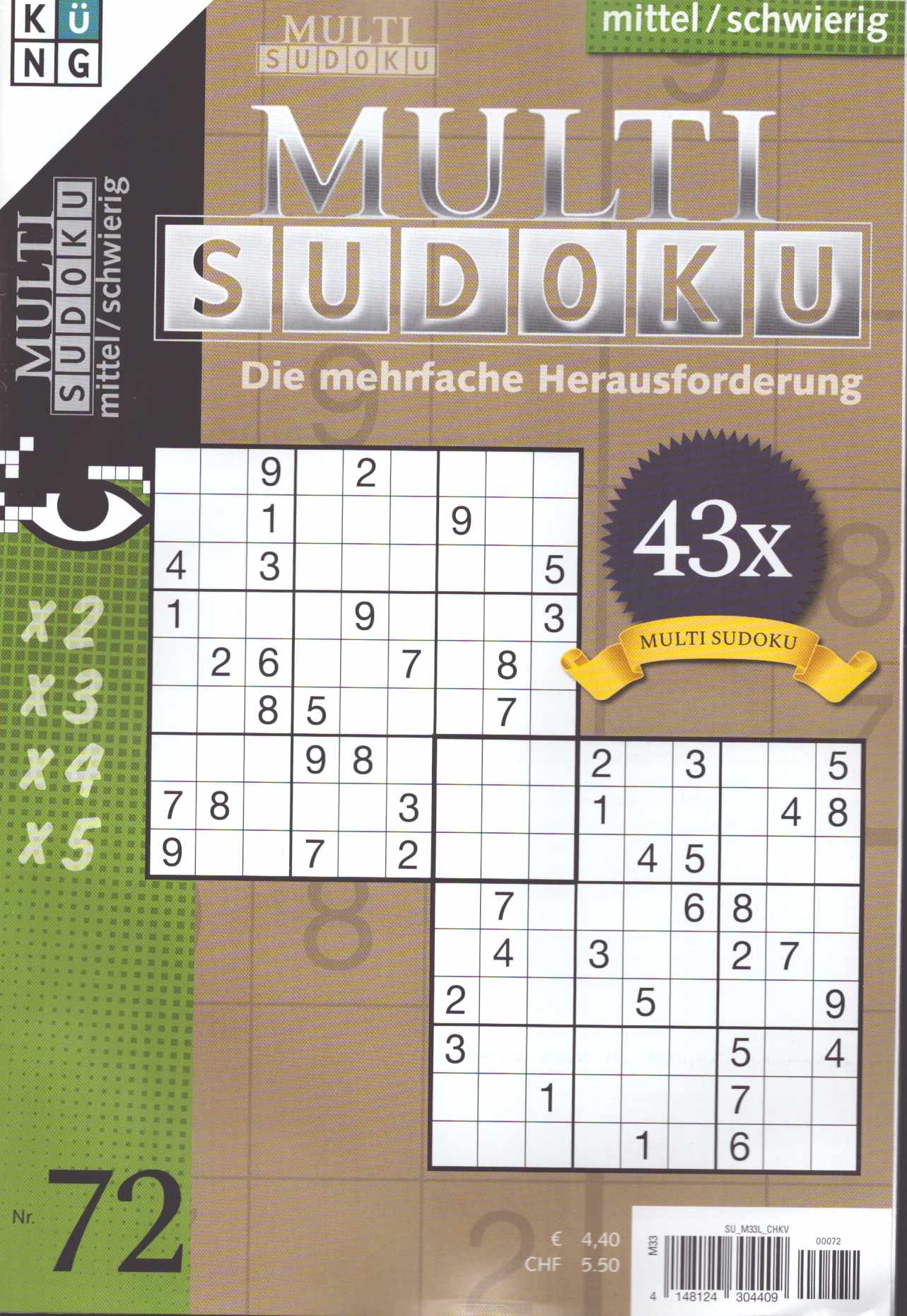 Multi Sudoku 72/2025