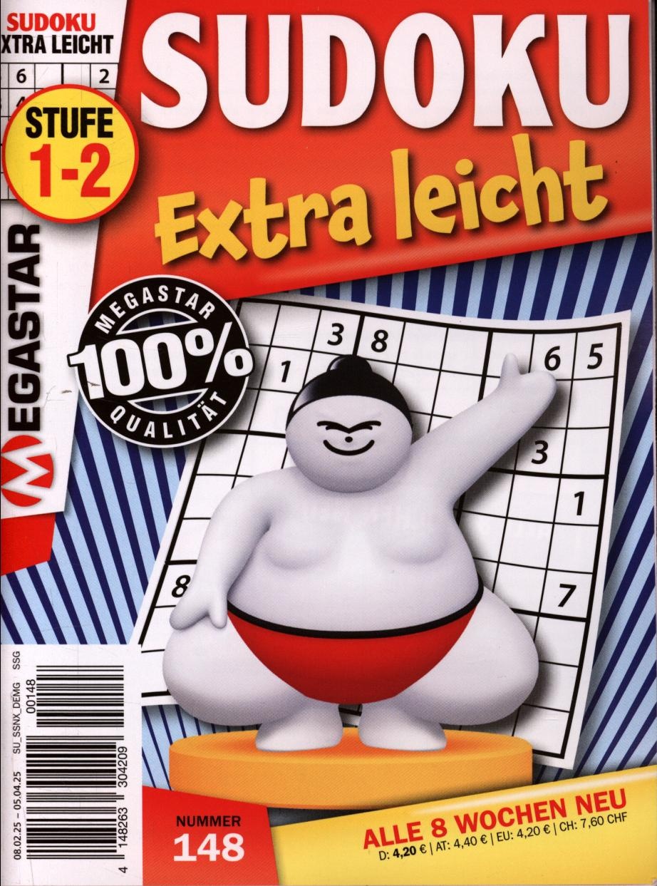 Sudoku Extra Leicht 148/2025