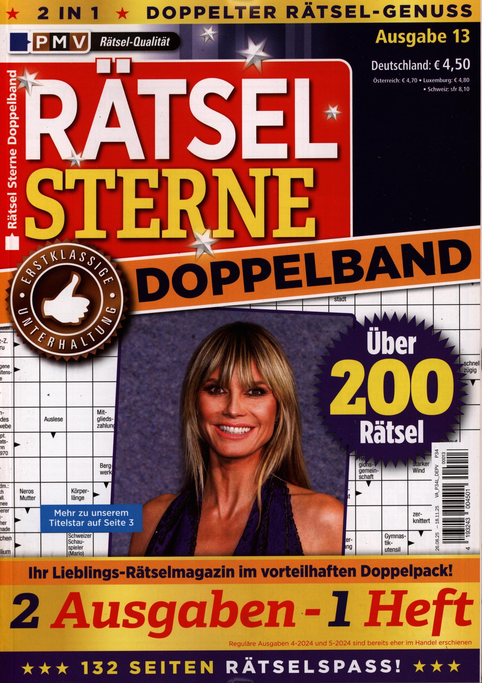 Rätsel Sterne Doppelband 13/2025