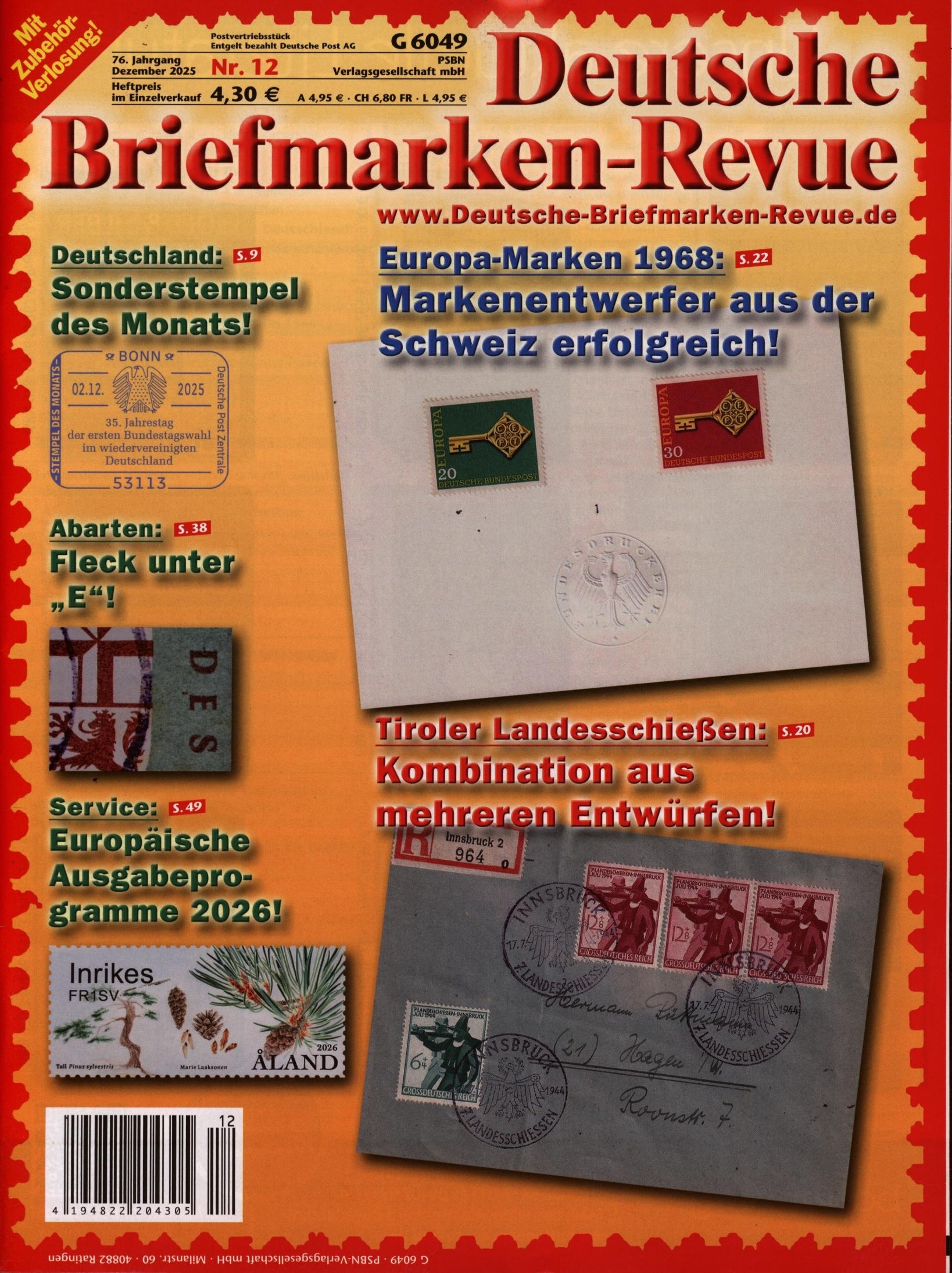 Dt. Briefmarken-Revue 12/2025