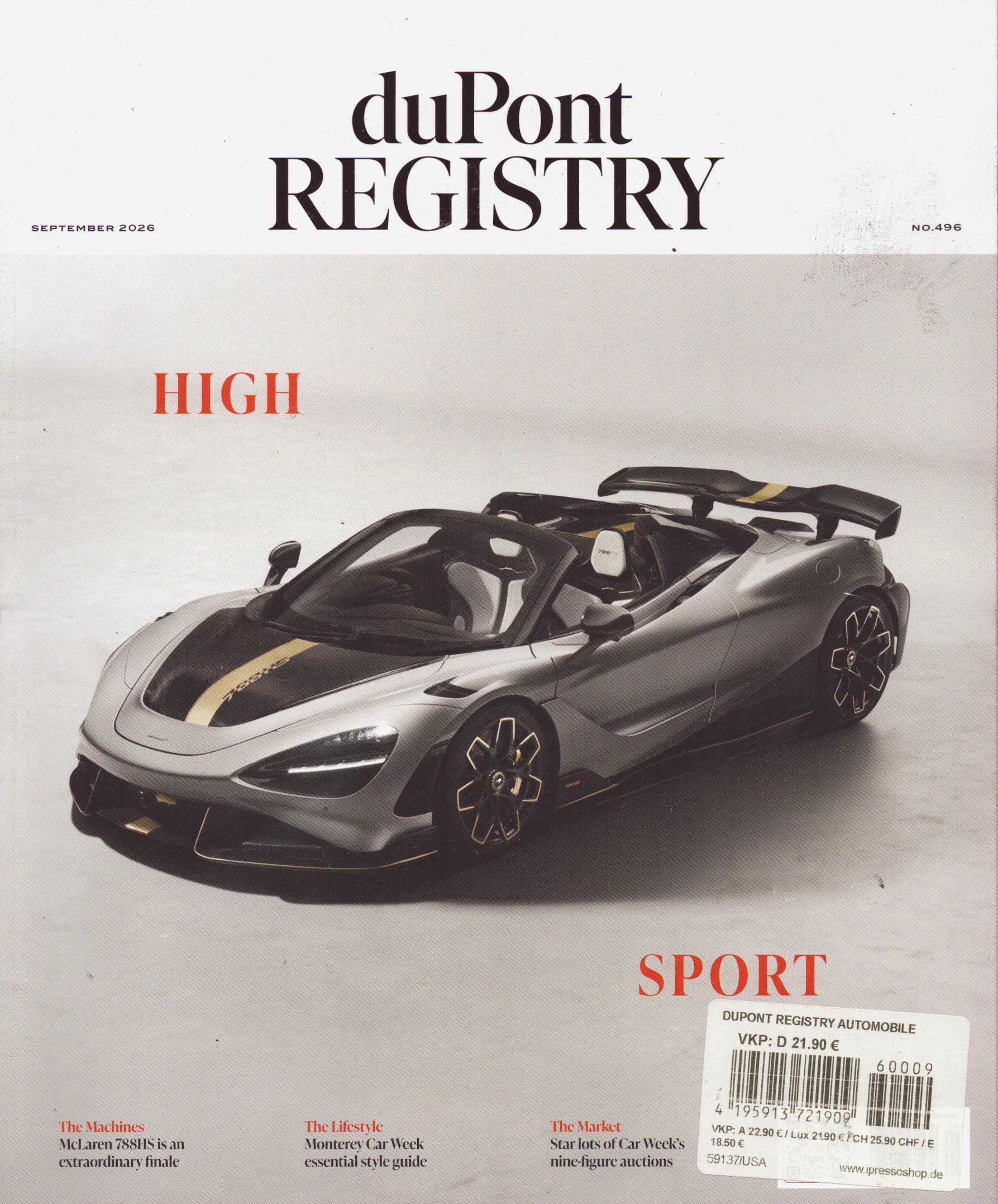 duPont REGISTRY 9/2026