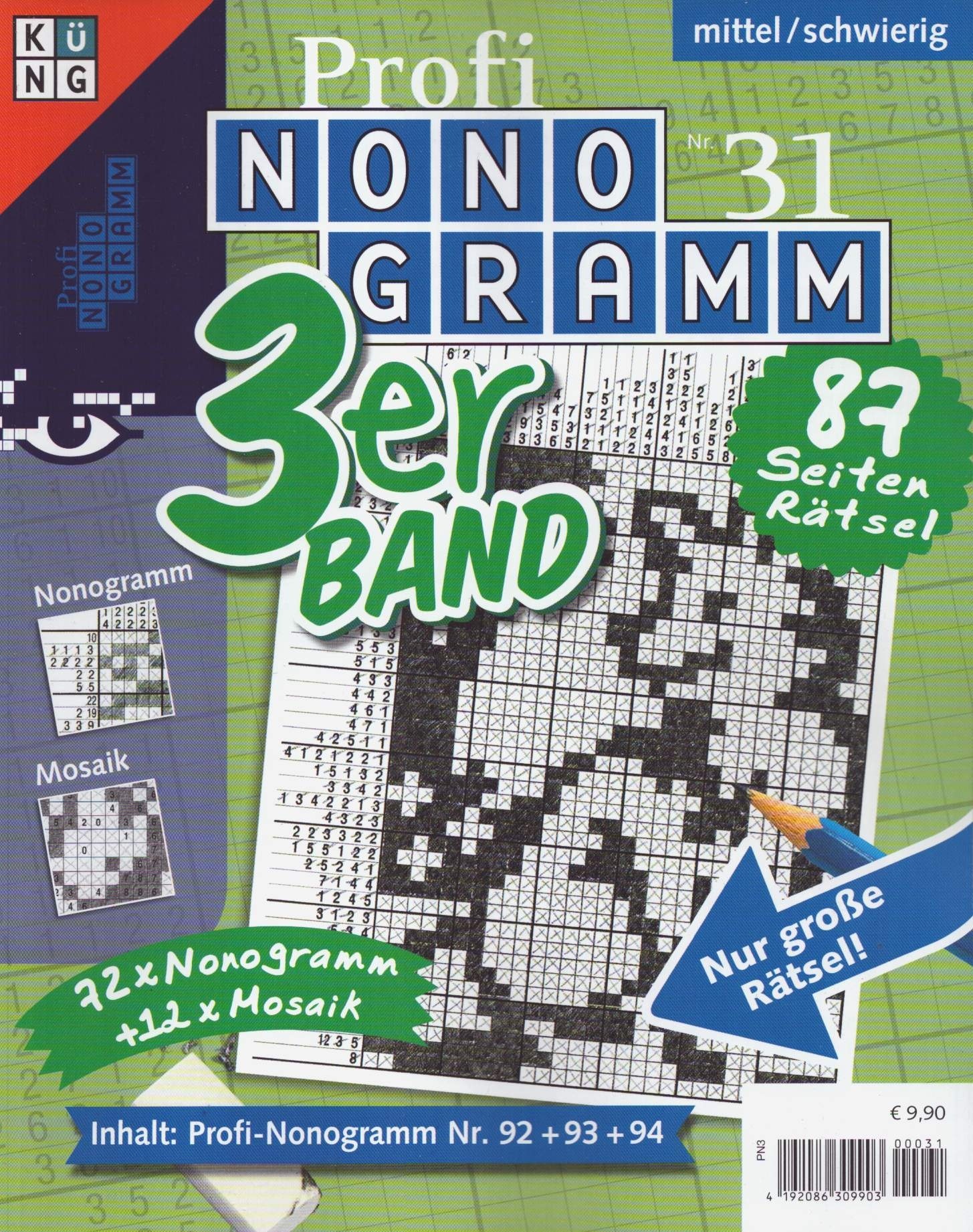 Profi Nonogramm 3-er Band 31/2026