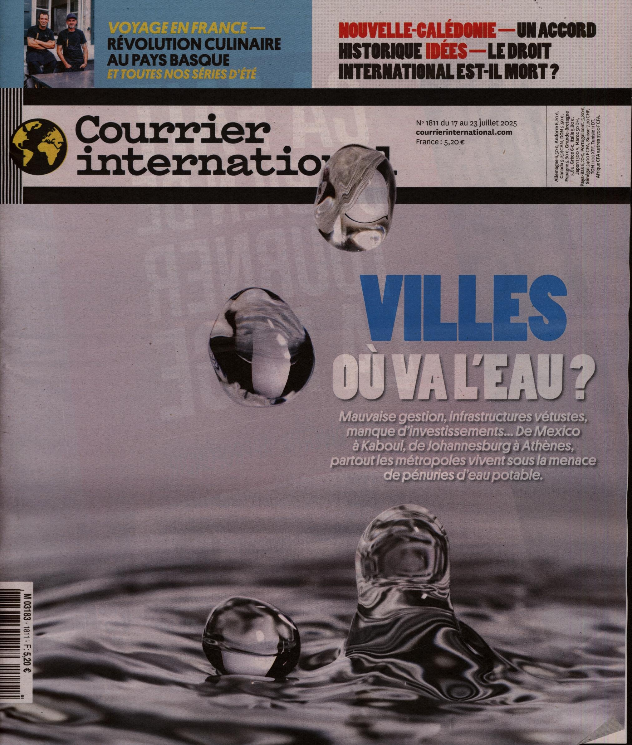 Courrier international 1811/2025
