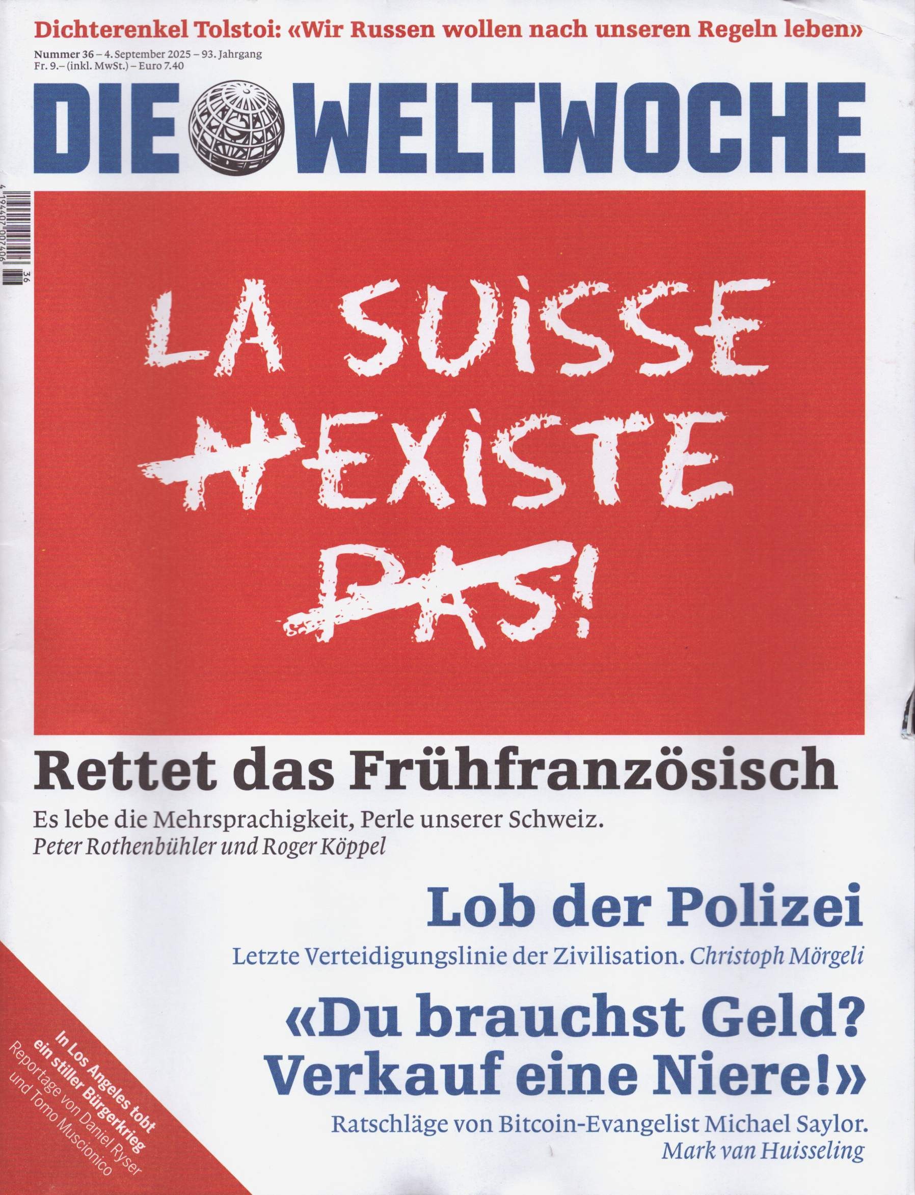 DIE WELTWOCHE 36/2025