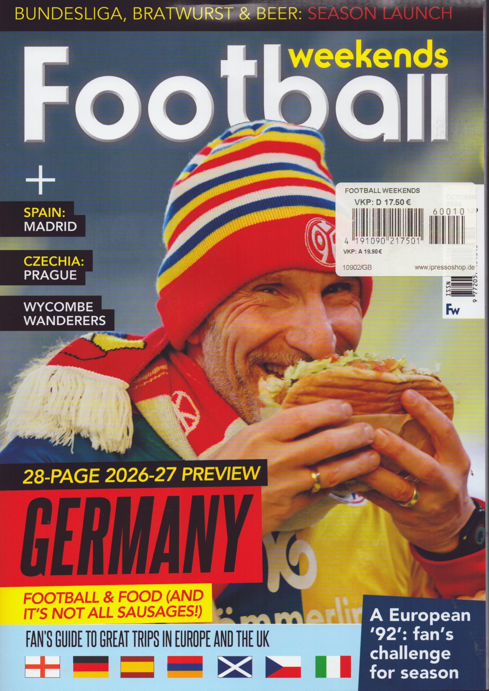FOOTBALL WEEKENDS 10/2026