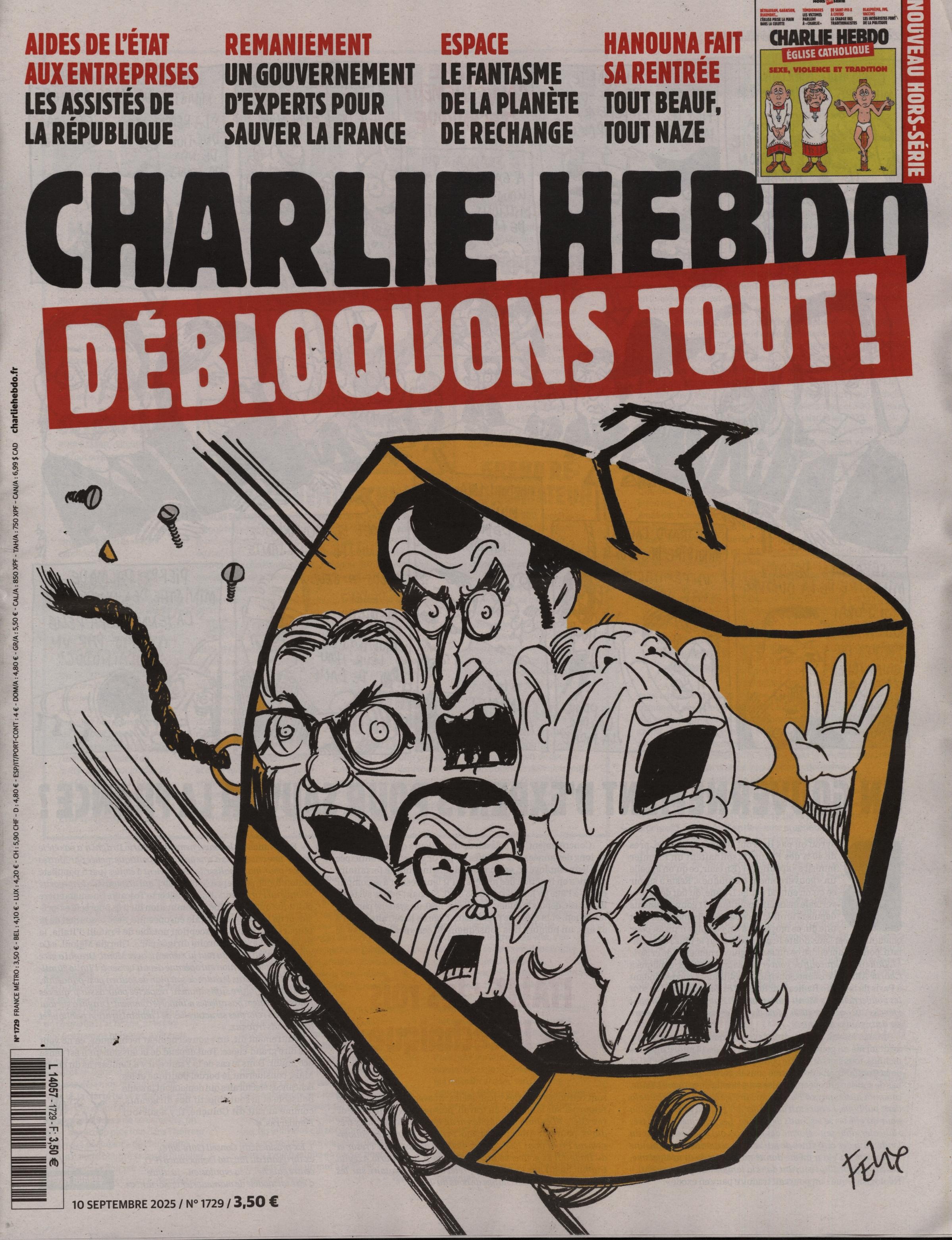 CHARLIE HEBDO 1729/2025