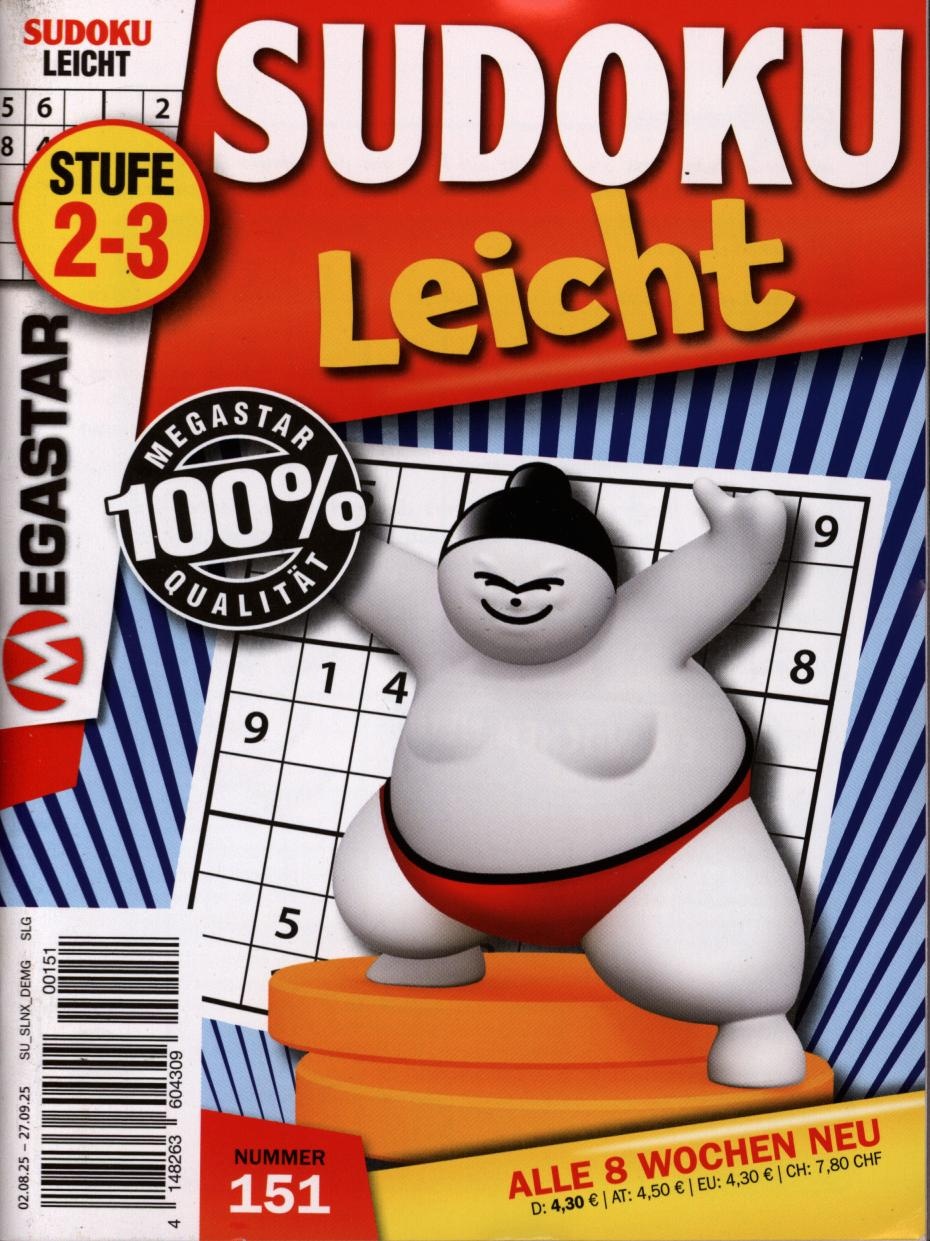 Sudoku Leicht 151/2025