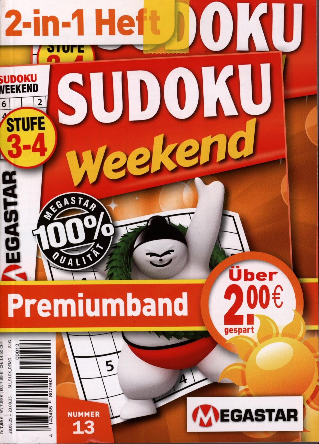 Sudoku Weekend Premiumband 13/2025