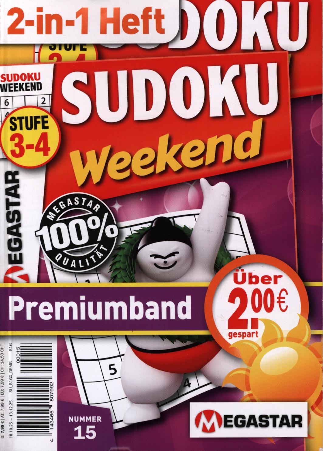 Sudoku Weekend Premiumband 15/2025