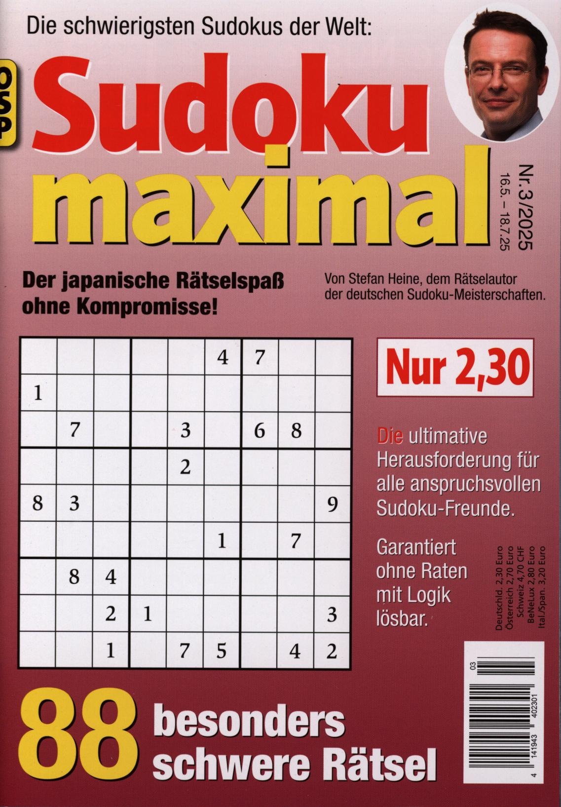 SUDOKU MAXIMAL! 3/2025