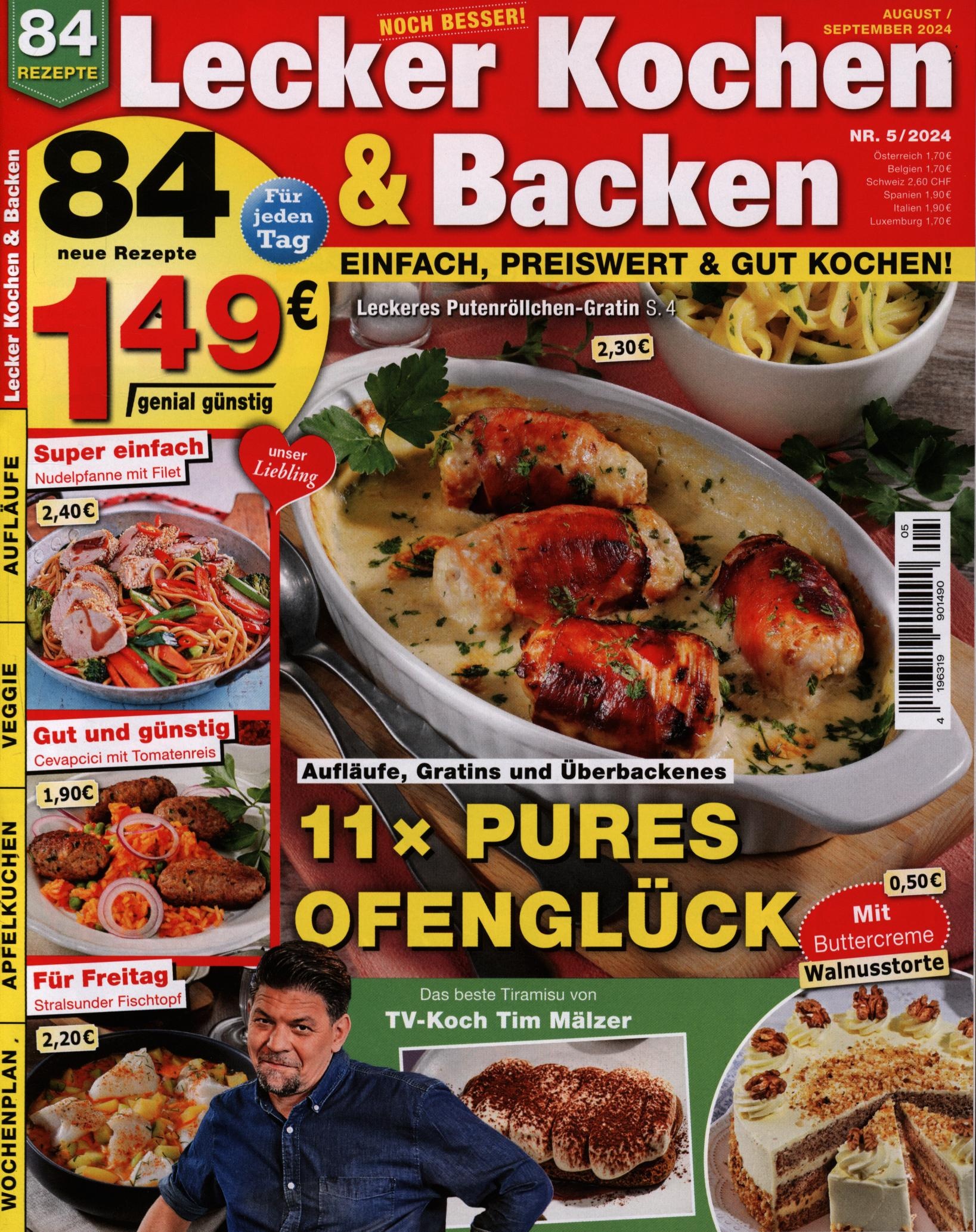 Lecker Kochen & Backen 5/2024