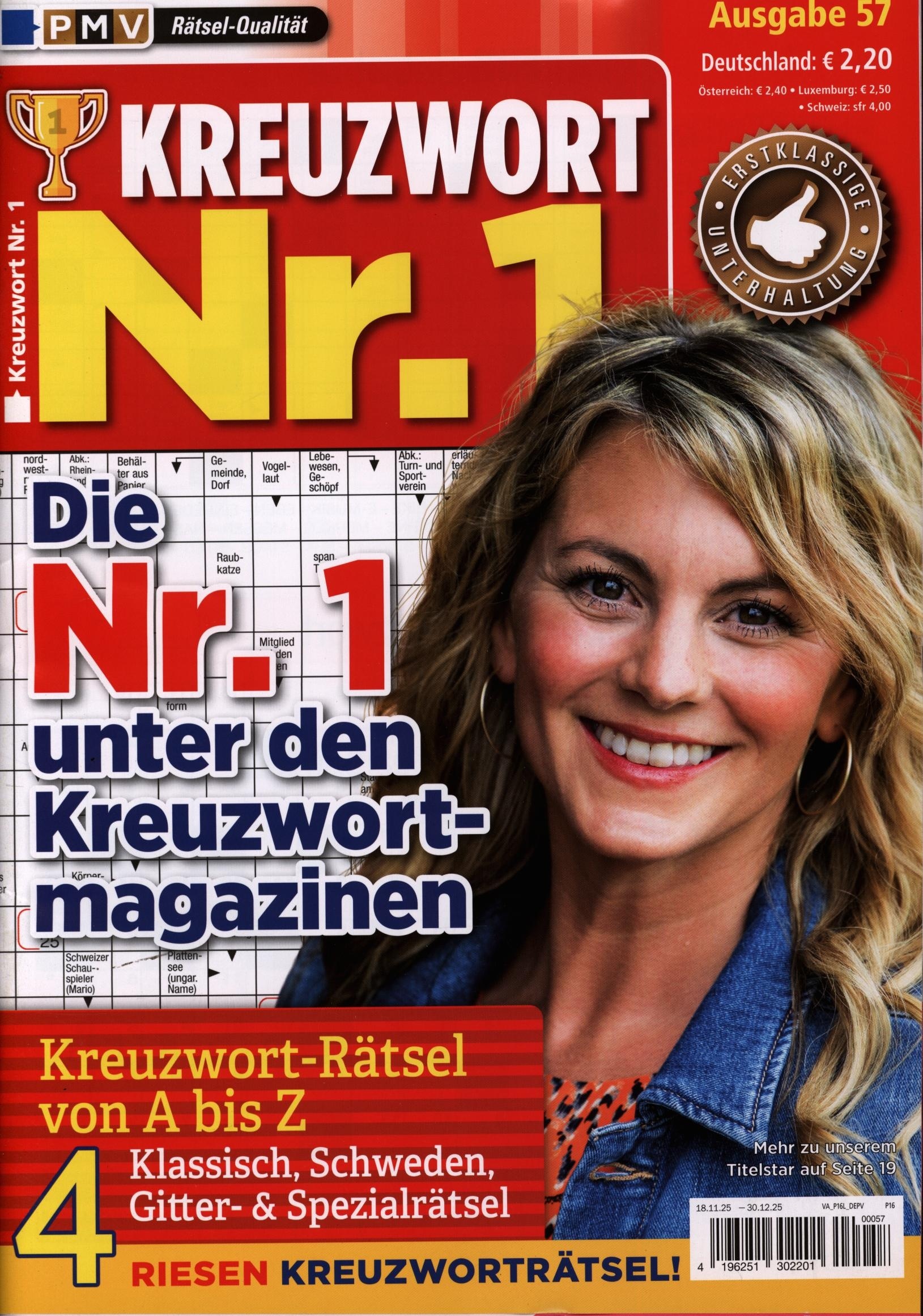Kreuzwort Nr.1 57/2025