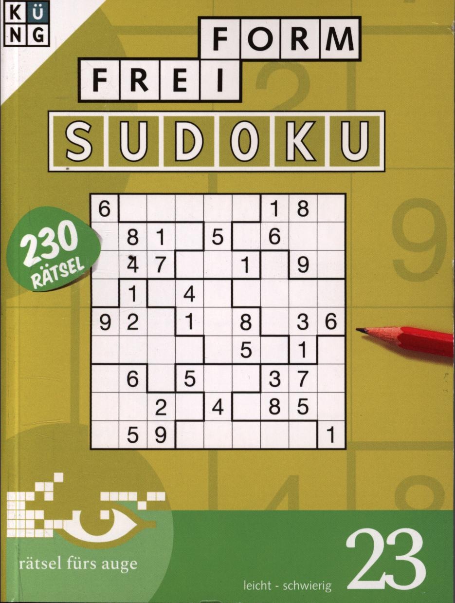 Freiform Sudoku Taschenbuch 23/2024